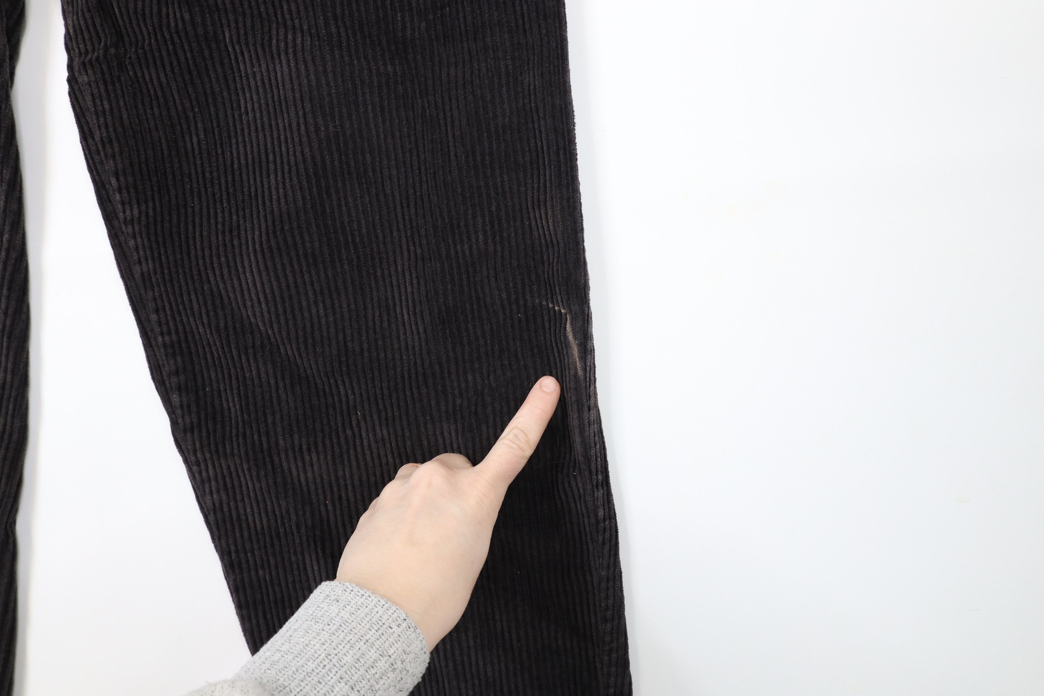 Vintage Vintage 90s Streetwear Pleated Wide Leg Corduroy Chino Pants Size US 34 / EU 50 - 5 Thumbnail