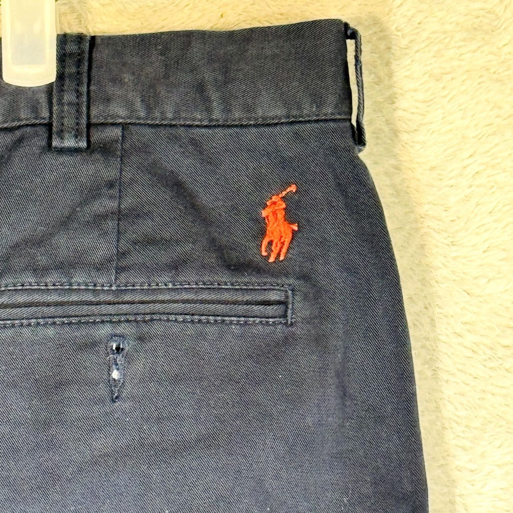 Polo Ralph Lauren Polo by Ralph Lauren Pants Boys S 30x30 Blue Chino Classic Twill 100% Cotton Size US S / EU 44-46 / 1 - 7 Thumbnail