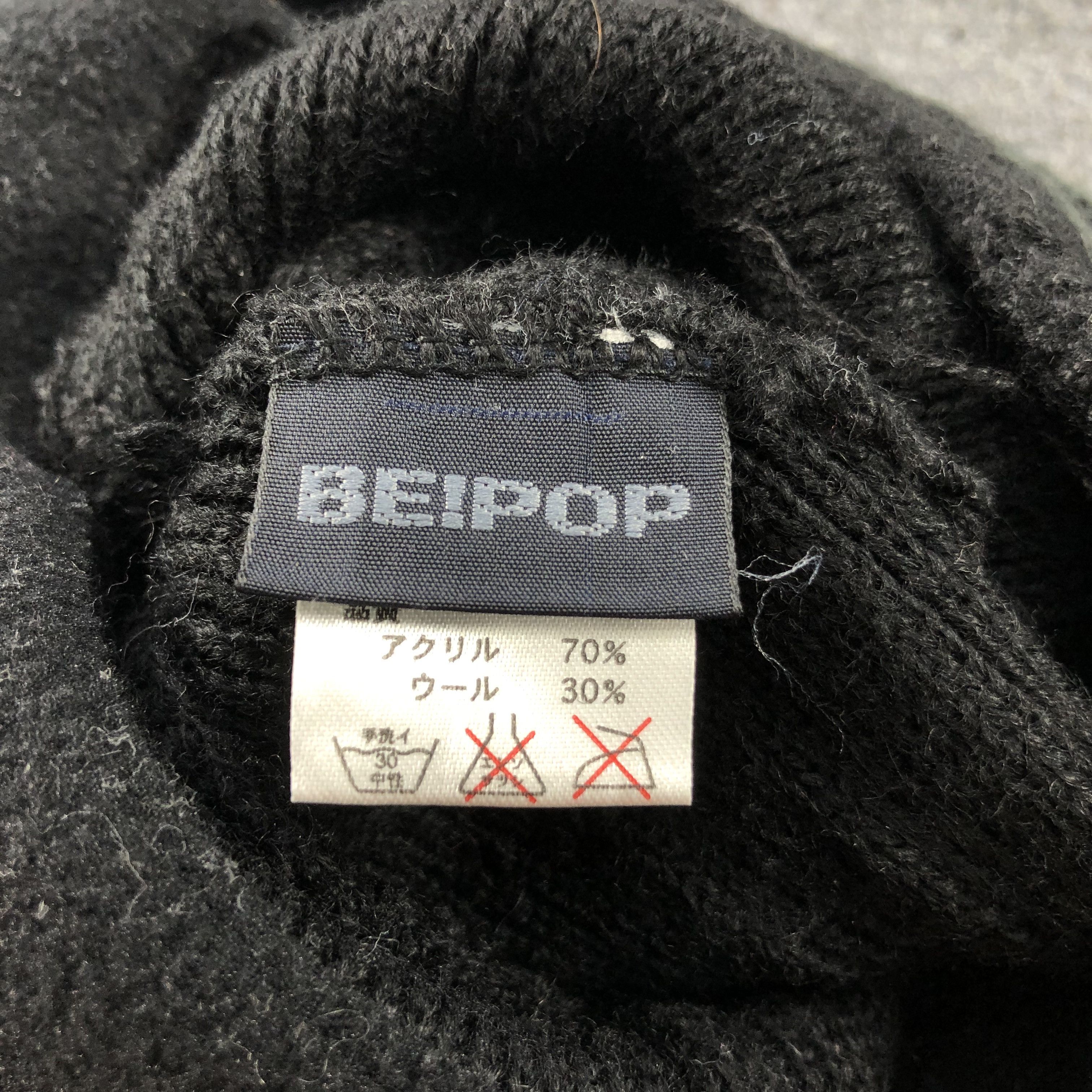 Vintage Beipop Pleated Beanie Snowcap Snow Hat B461 Size ONE SIZE - 5 Thumbnail