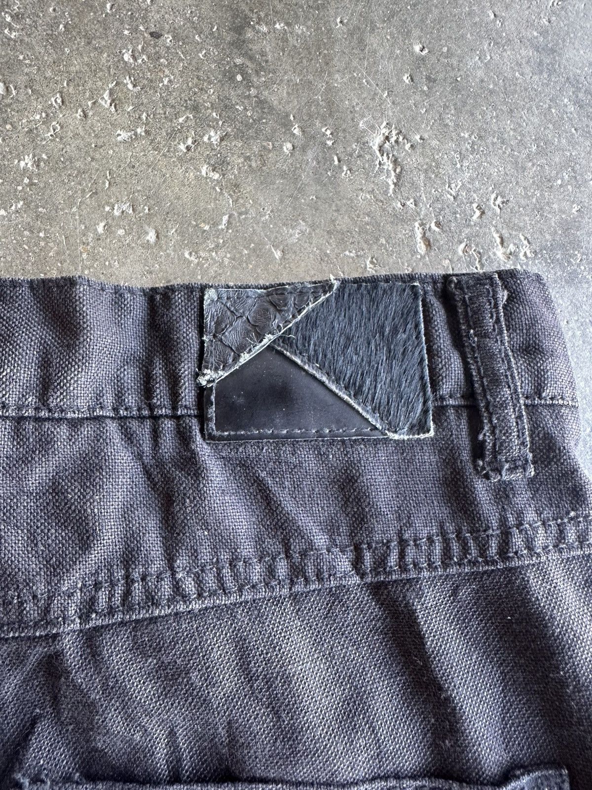 GOSTAR DE FUGA VERY RARE 💥VINTAGE FUGA JEANS CURVE/BANANA LEGS SPIKE PANTS Size US 32 / EU 48 - 15 Thumbnail