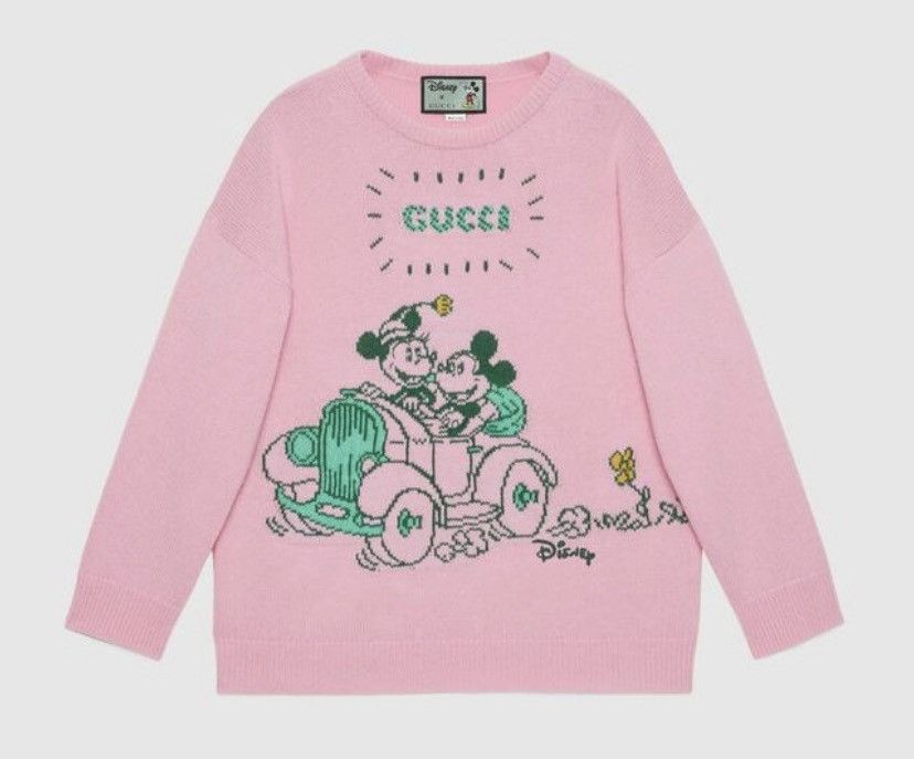 Pink Gucci Micky Mouse Sweater
