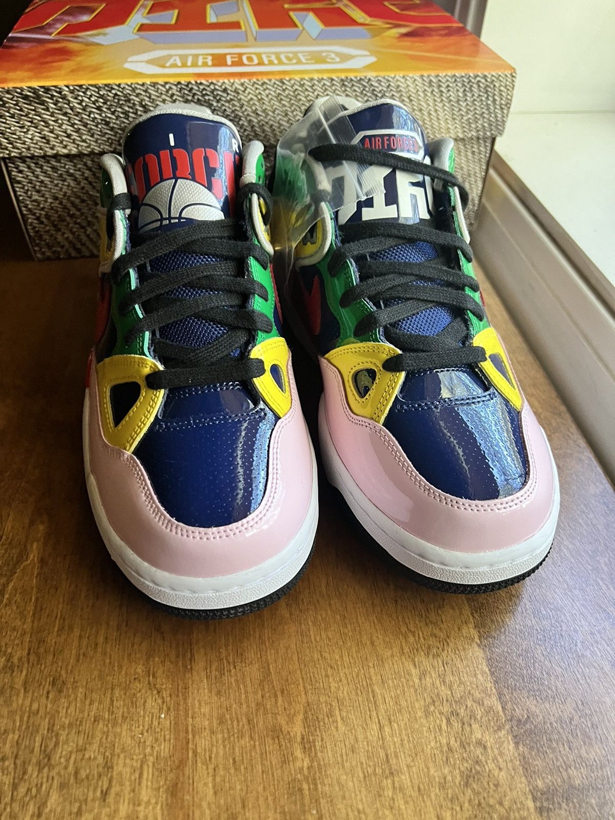 Human Made × Nigo × Nike Nike Nigo Air Force 3 Blue Void Size US 9.5 / EU 42-43 - 3 Thumbnail