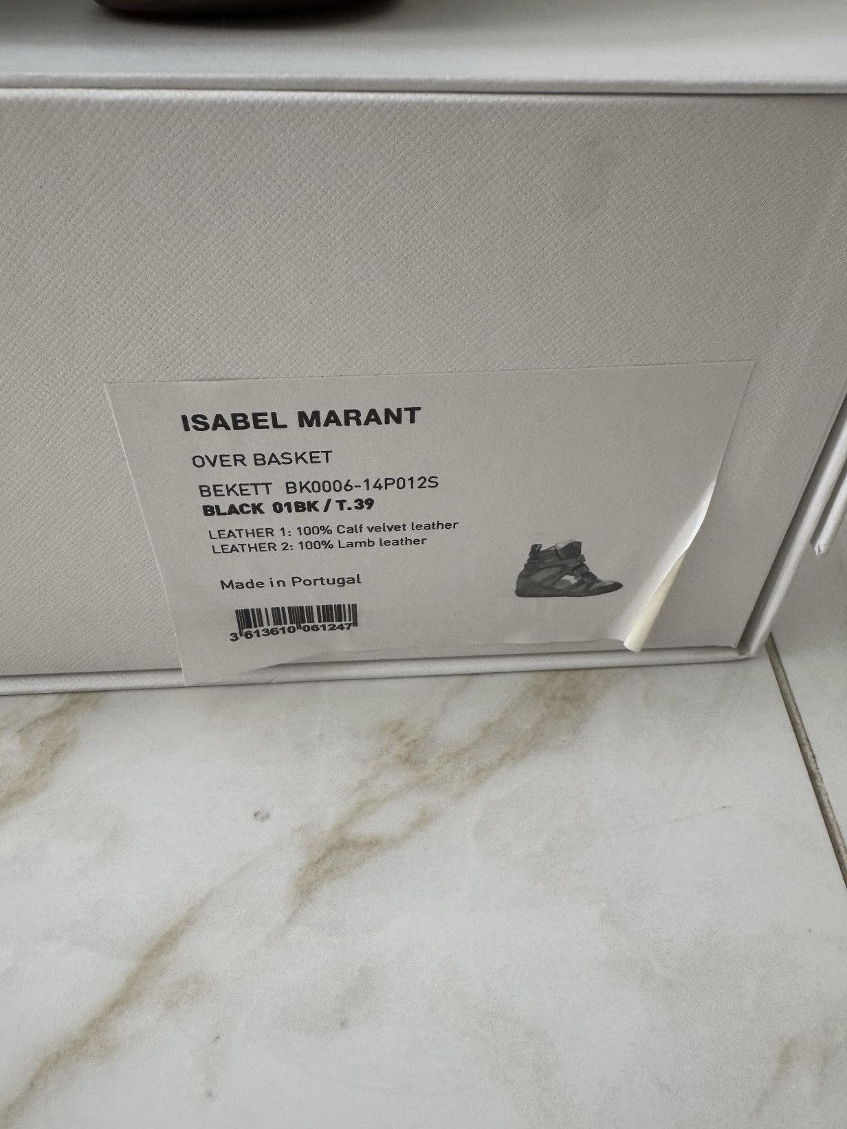 Isabel Marant Isabel Marant Bekett sneakers shoes Washed Black Suede Wedge Size US 9 / IT 39 - 10 Thumbnail