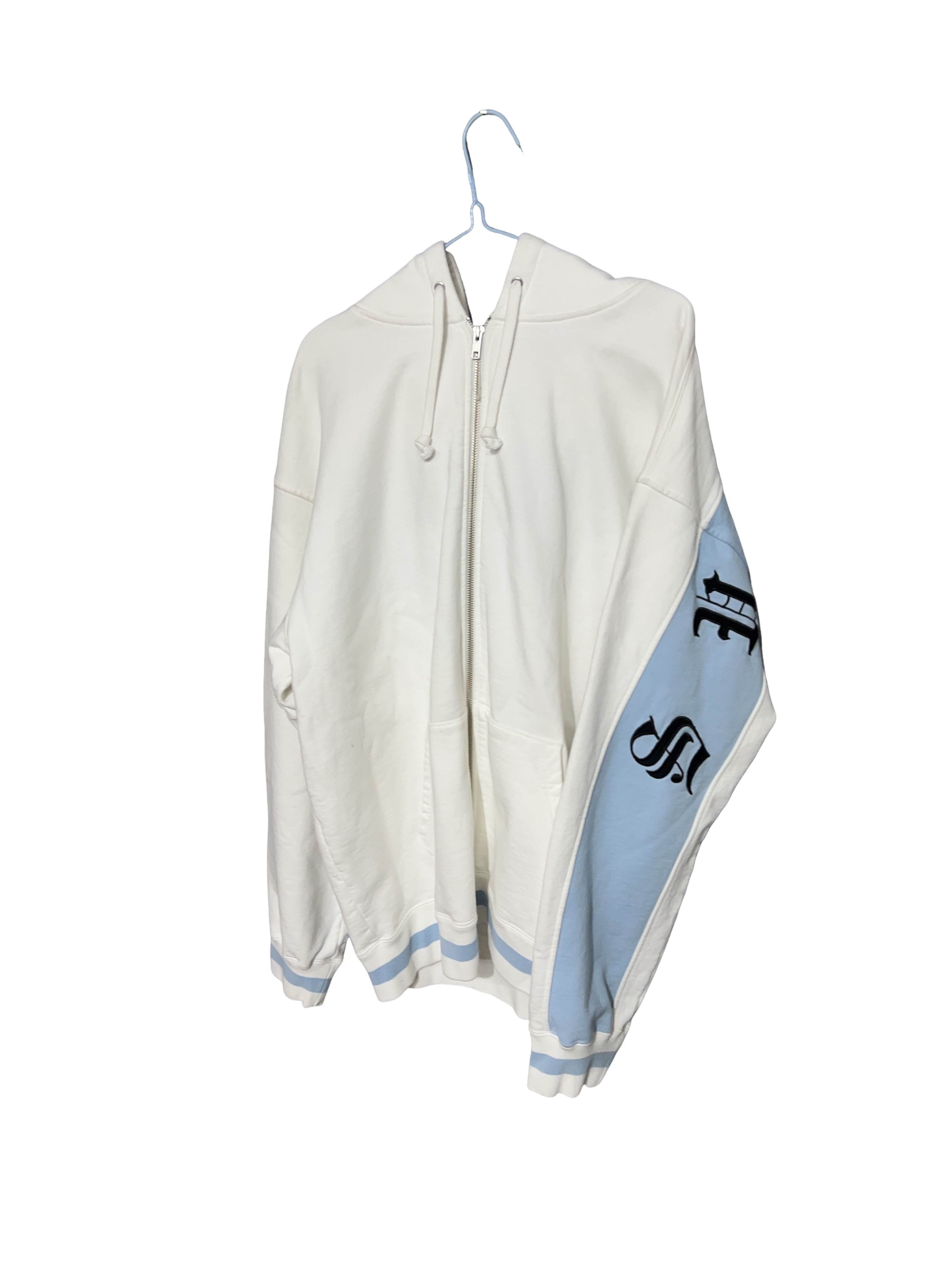 Supreme Supreme Gothic/Old English Font Zip Up Hoodie | Grailed