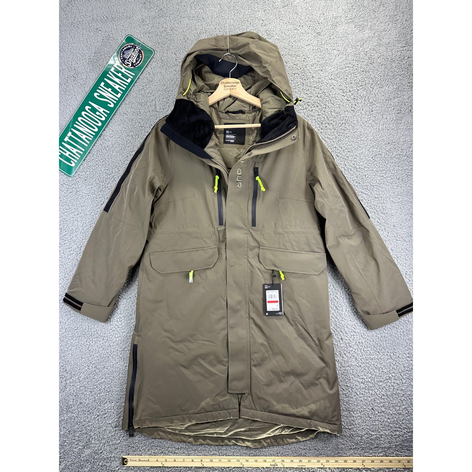 image of Under Armour Parka Jacket Womens Xs Stormproof Insulated New in Green