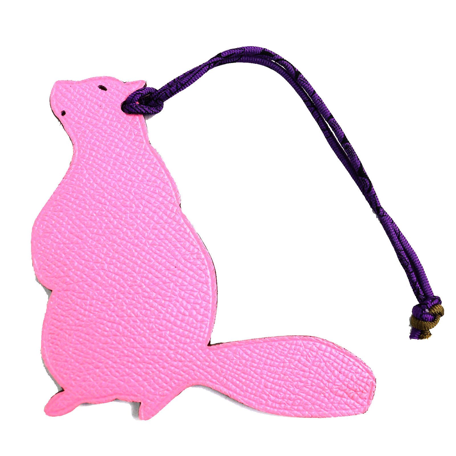 Hermes Hermes Hermes Petite Ash Beaver Epsom Togo Bag Charm Leather Charm DUTY FREE for USA Size ONE SIZE - 1 Thumbnail