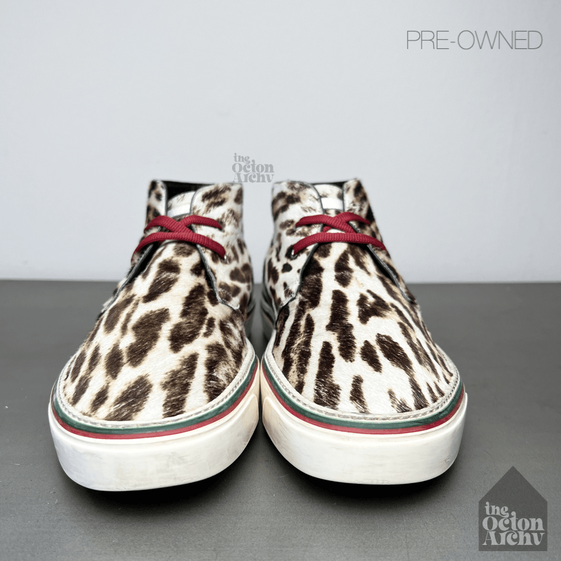 Gucci Gucci Leopard Print Chukka Sneaker 245307 FW2010 Pre-Owned Size US 9 / EU 42 - 3 Thumbnail