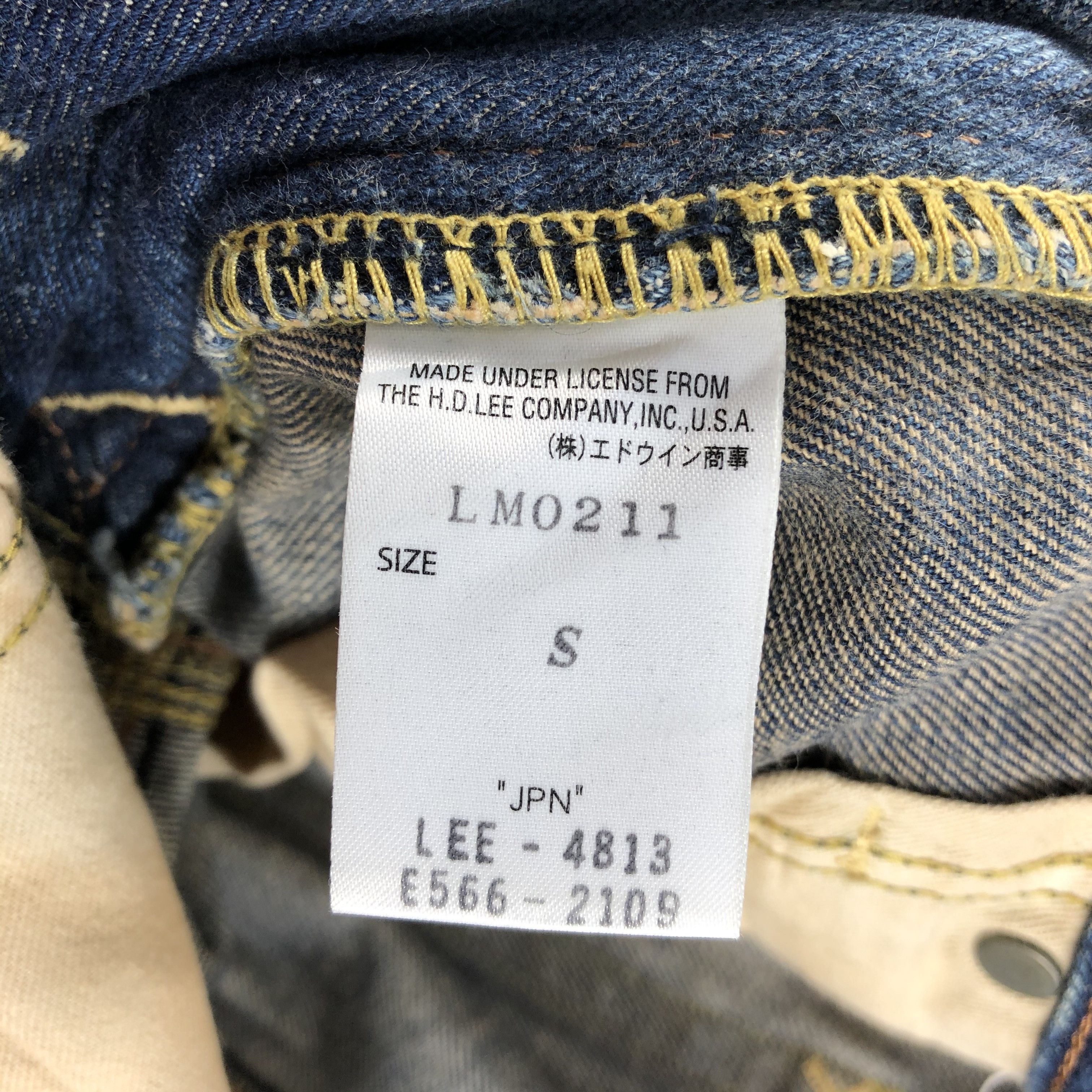 Lee Vintage Blue Wash Lee Jeans-J1907 Size US 32 / EU 48 - 12 Thumbnail