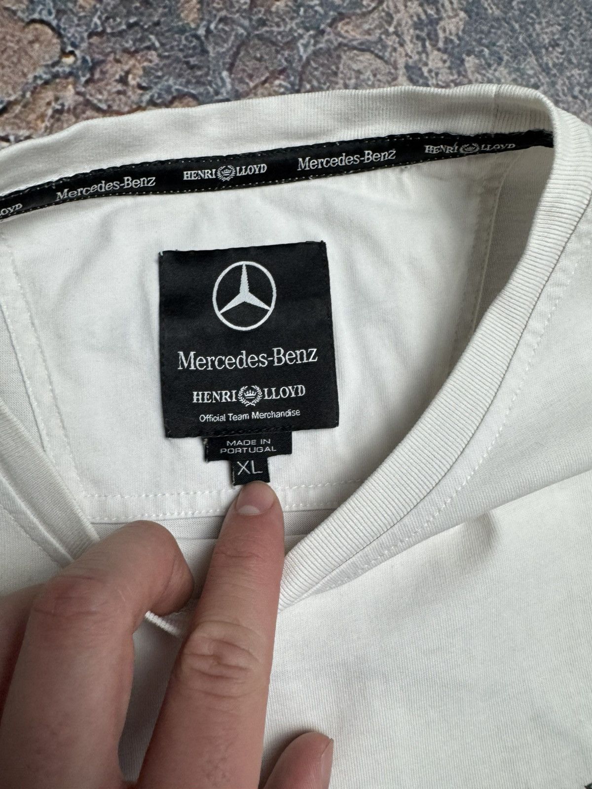 Mercedes-Benz Mercedes Benz Henri Lloyd Mens Logo T-Shirt Size XL White Size US XL / EU 56 / 4 - 7 Thumbnail