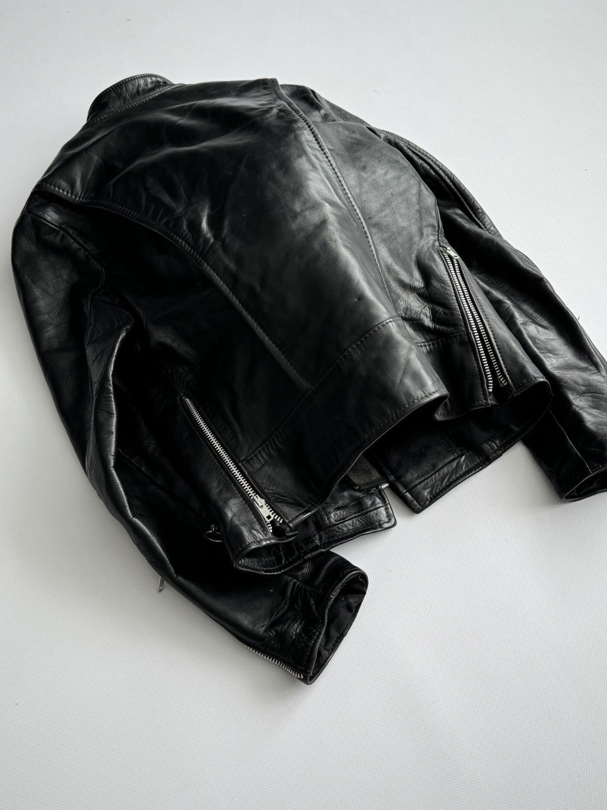 Brooks Vintage 60s Brooks Gold Label USA Cafe Racer Leather Jacket Size S / US 4 / IT 40 - 7 Thumbnail
