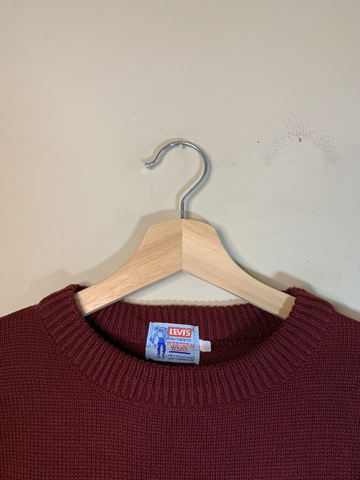 Levi's × Levi's Vintage Clothing × Vintage *RARE* Vintage 50’s Levi’s Western Wear 501 Knit Sweater - M Size US M / EU 48-50 / 2 - 5 Thumbnail