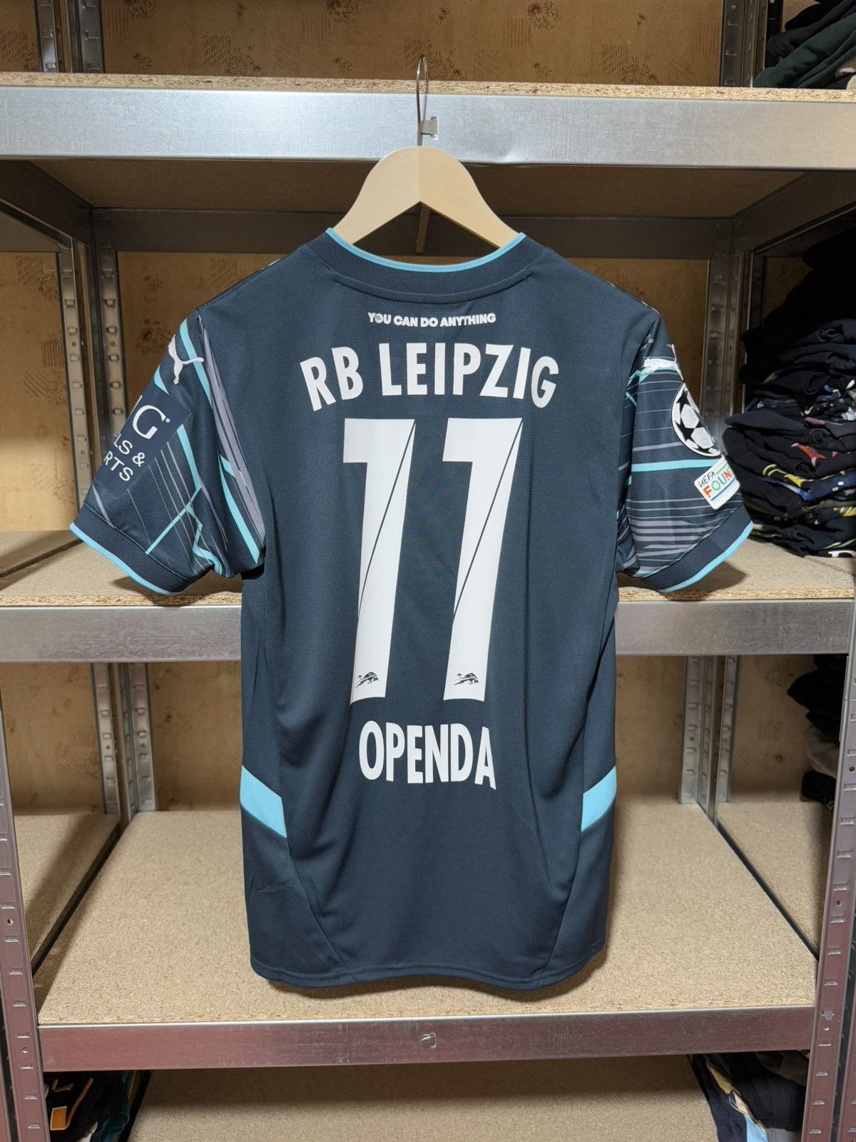 Puma × Vintage Puma RB Leipzig Openda UEFA 2024 2025 Third Soccer Jersey Size US S / EU 44-46 / 1 - 2 Thumbnail