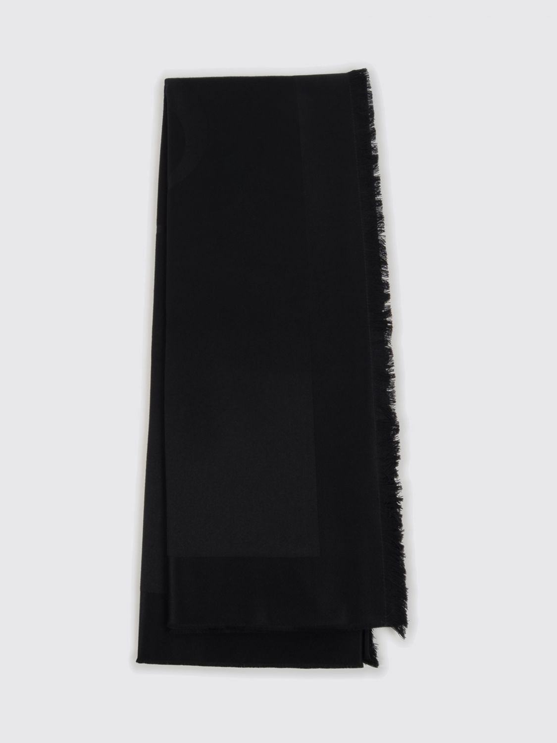 Saint Laurent Paris Saint Laurent Scarf Woman Black Size ONE SIZE - 1 Thumbnail