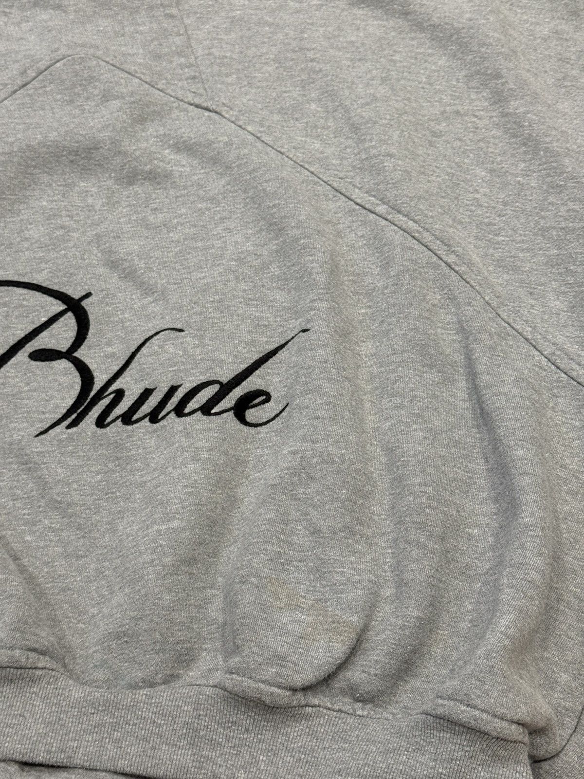 Rhude Rhude Classic Logo Quarter Zip Sweatshirt Size US XL / EU 56 / 4 - 10 Thumbnail