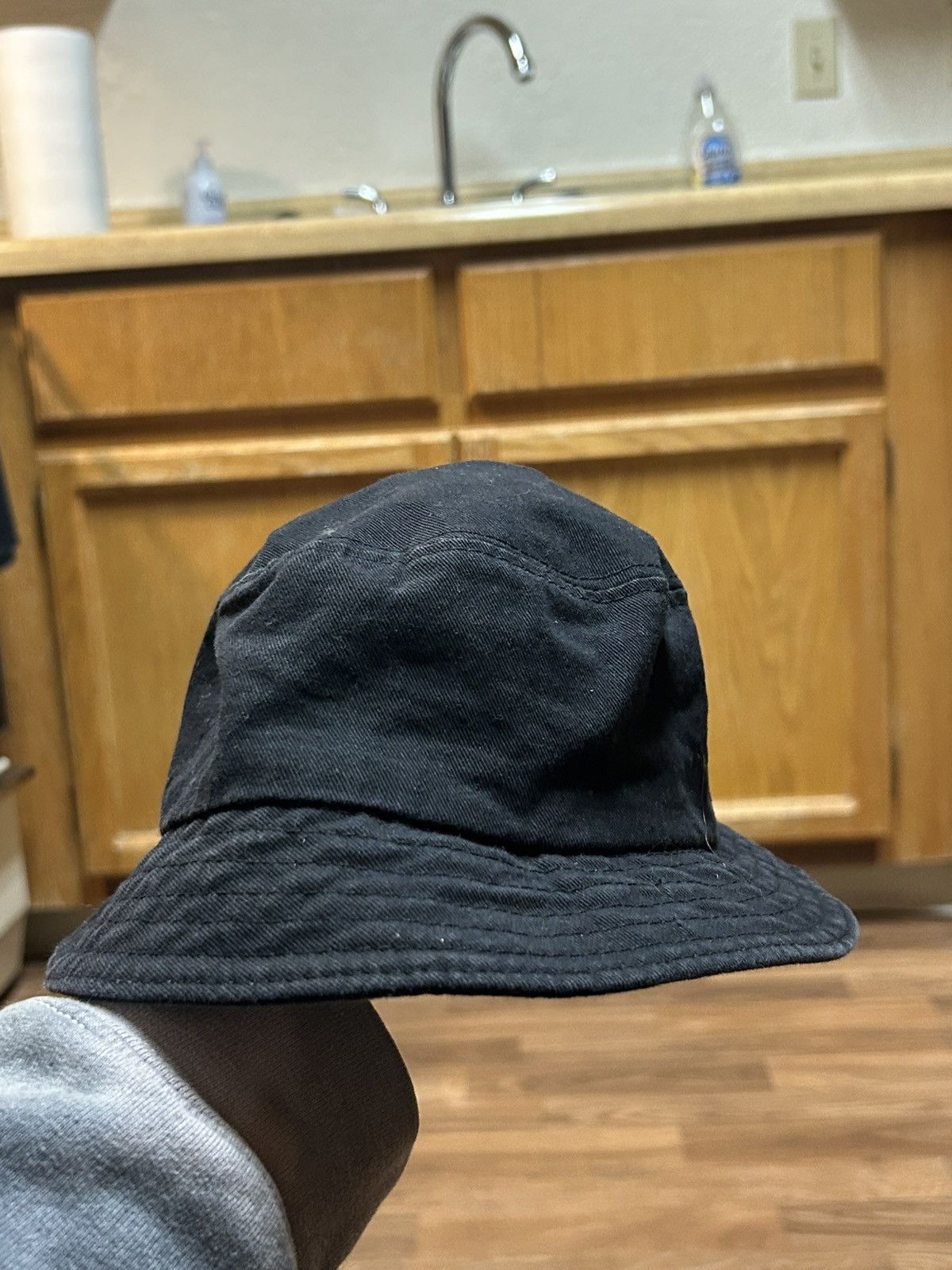 Other Black denim bucket hat #denim #buckethat #skater Size ONE SIZE - 1 Thumbnail