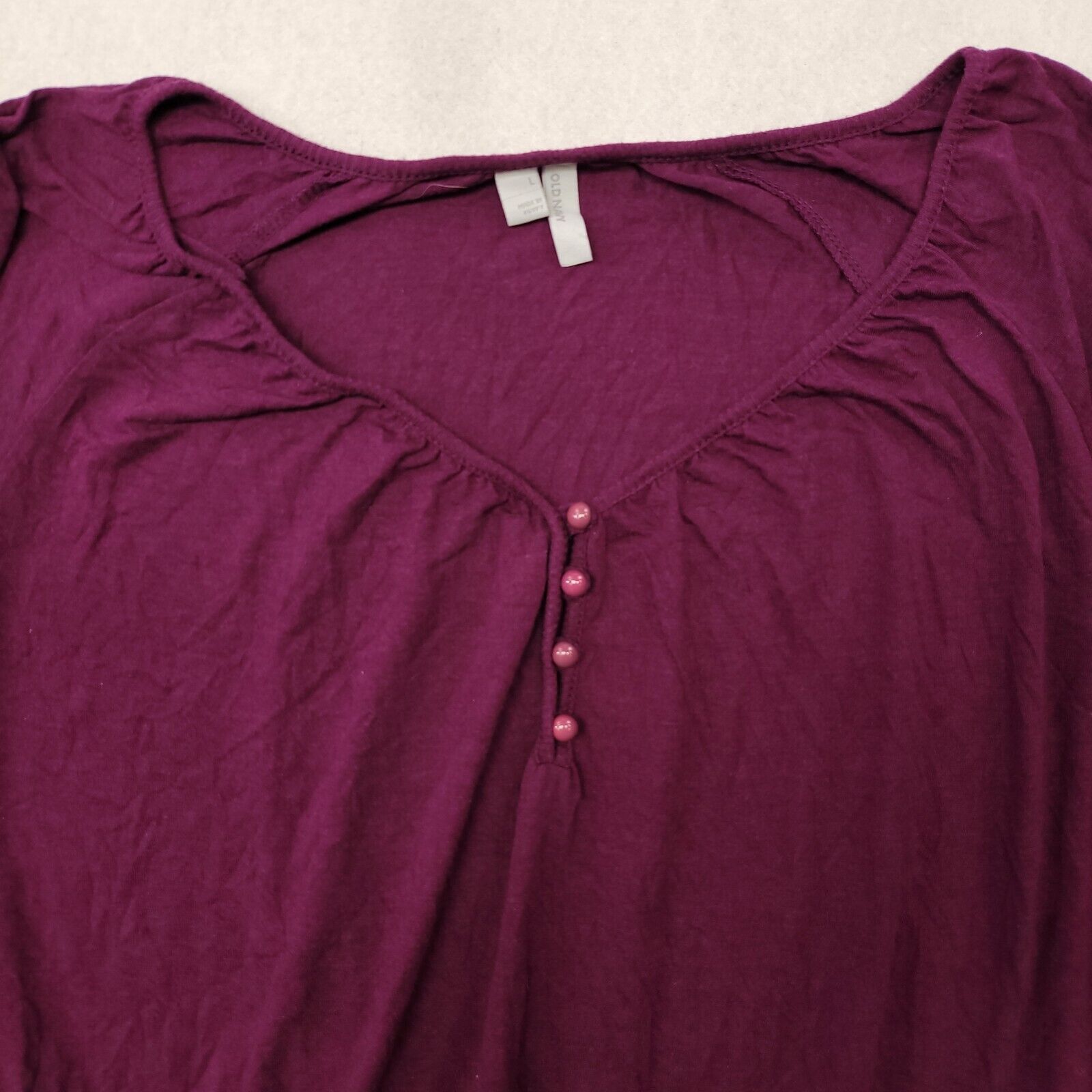 Old Navy Old Navy Casual Pullover Blouse Womens Size Large L Purple Size L / US 10 / IT 46 - 1 Thumbnail