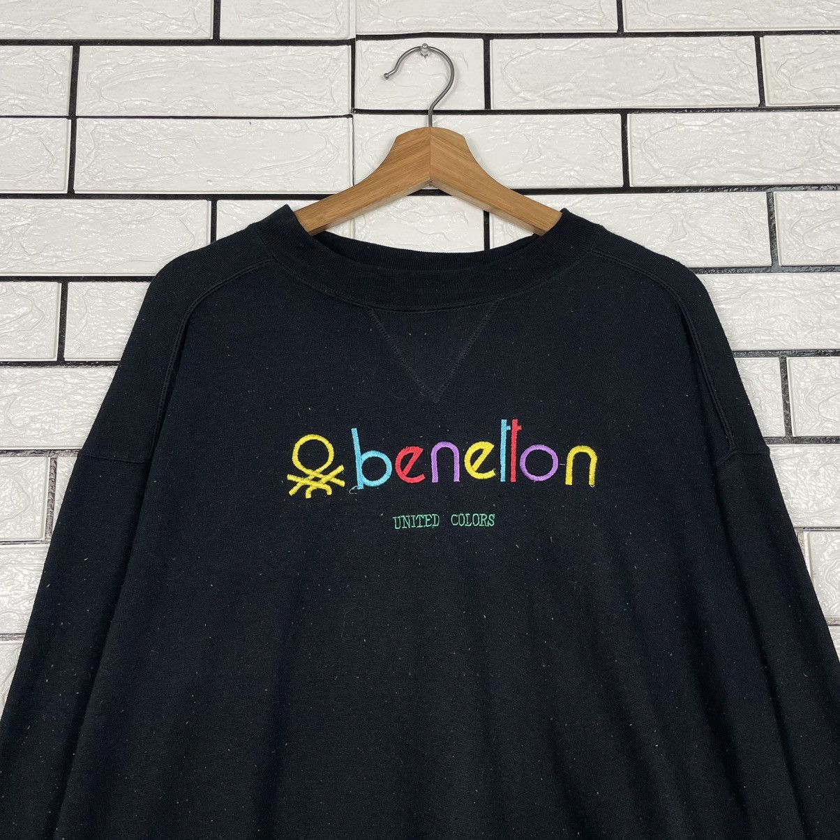 United Colors Of Benetton United Colors Of Benetton Big Logo Sweatshirt Size US M / EU 48-50 / 2 - 2 Thumbnail