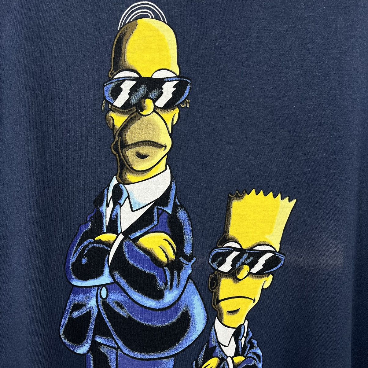 The Simpsons Vintage The Simpsons Men in Black y2k cartoon tee 1998 Size US L / EU 52-54 / 3 - 4 Thumbnail