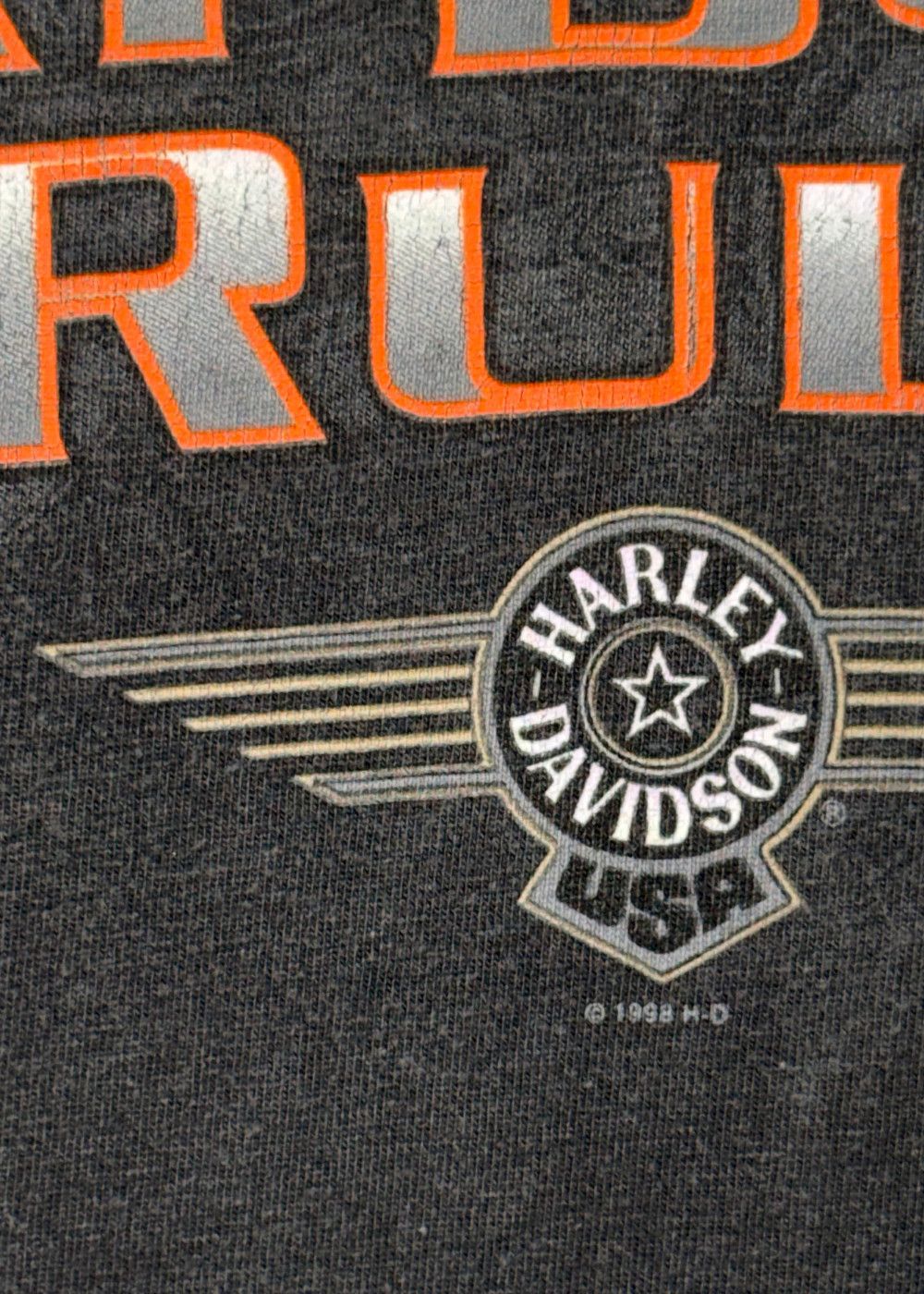 1998 Harley-David Peterson's Miami Florida Dealer Faded Tee image 6