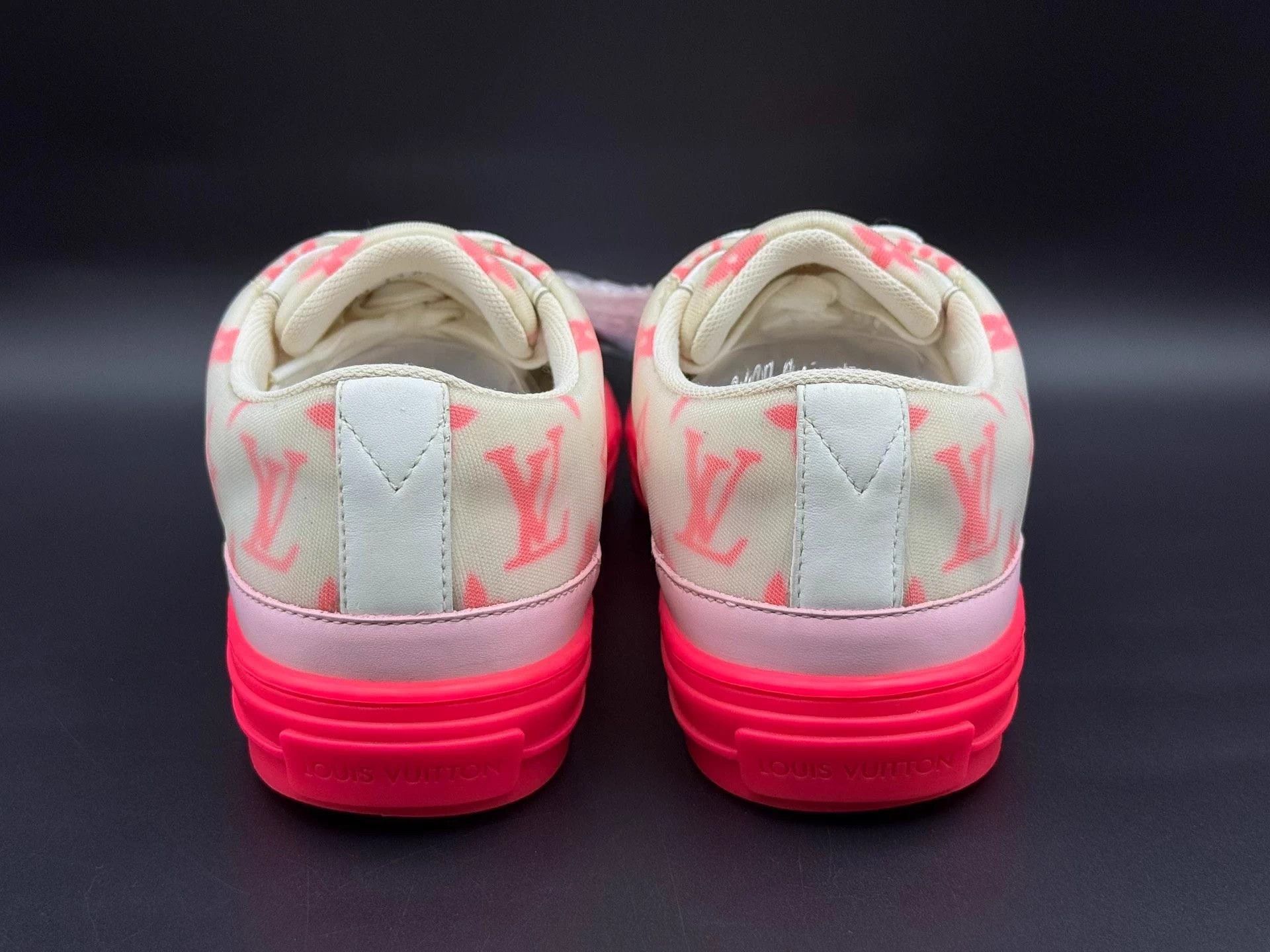 Louis Vuitton LOUIS VUITTON Stellar Low-Top Sneakers Women's Pink/White 37 Size US 7 / IT 37 - 5 Thumbnail