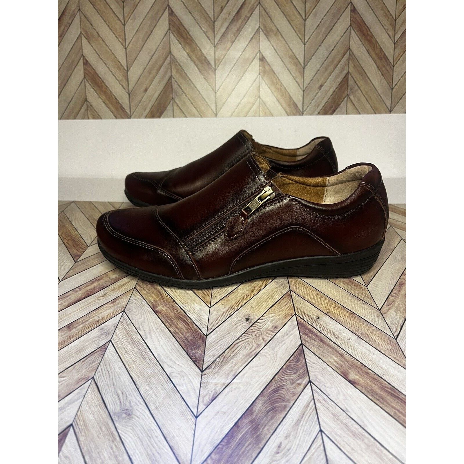 Taos Taos CHARACTER Womens Size 9.5W Whiskey Slip On Loafers Shoe Size US 9.5 / IT 39.5 - 5 Thumbnail