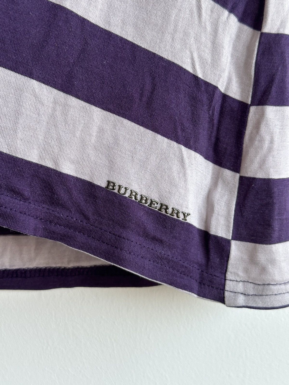 Burberry Burberry London Grey / Purple Striped Tank Top Size S Size S / US 4 / IT 40 - 4 Thumbnail