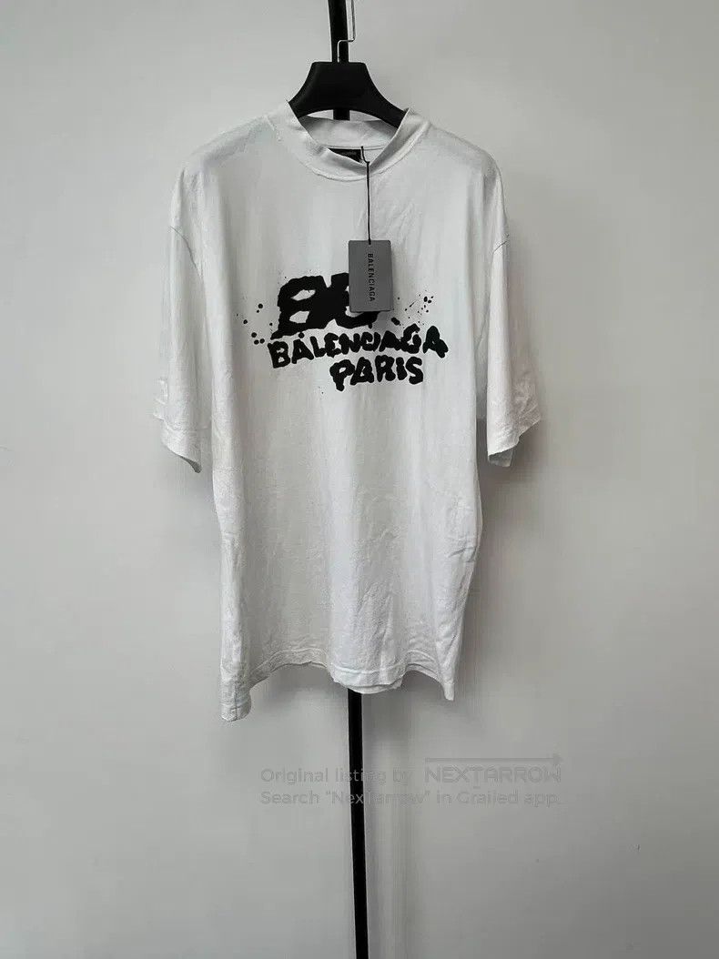 Balenciaga Balenciaga Letter print round neck short sleeve T-shirt, r Size US XS / EU 42 / 0 - 1 Thumbnail