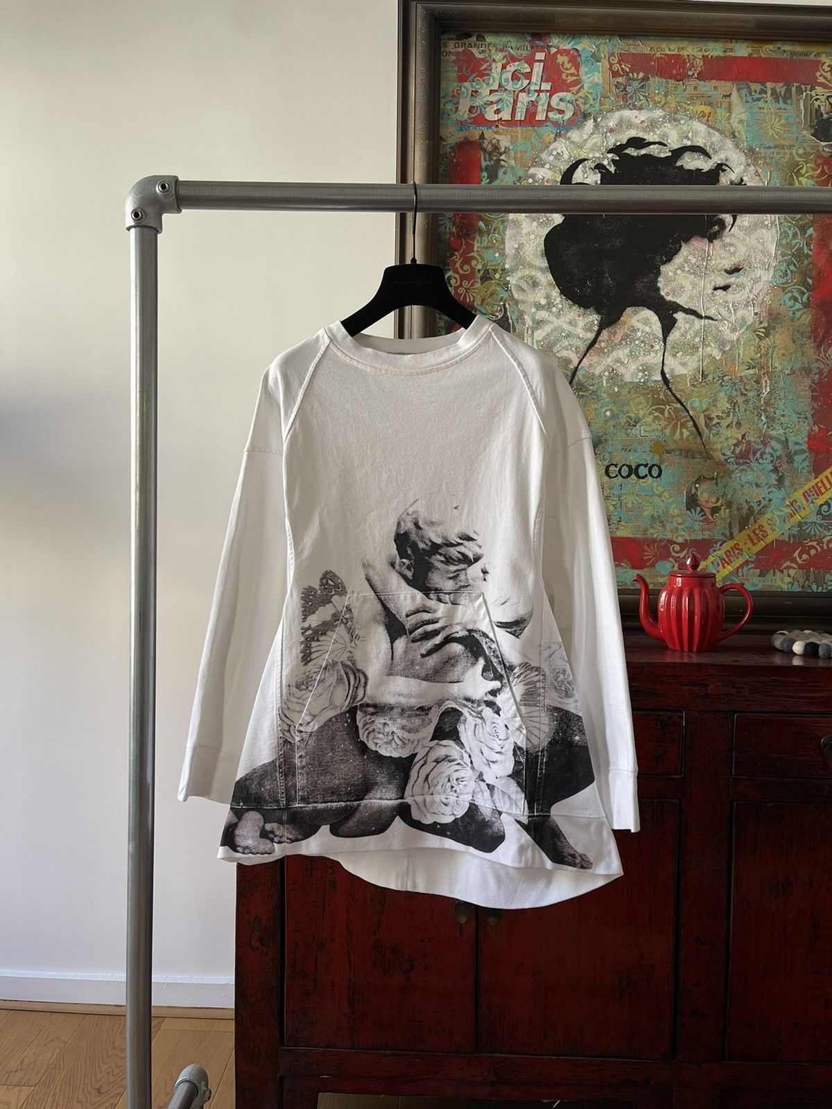 image of Undercover Lovers Sweatshirt in White, Women's (Size XS)