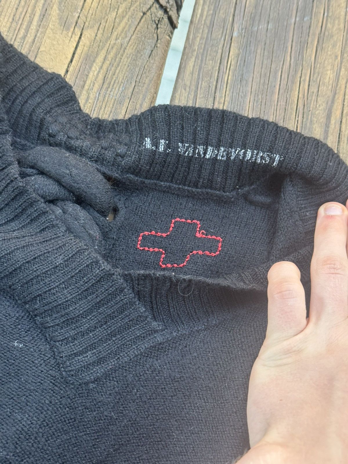 A.F. Vandevorst A.F. Vandervorst Fall 2000 sweater with back braid Size S / US 4 / IT 40 - 8 Thumbnail