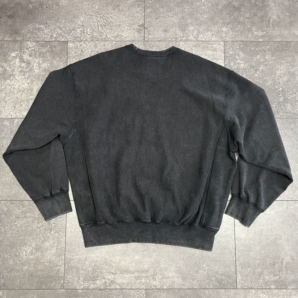 Supreme Supreme Washed Box Logo Crewneck Black Size US XL / EU 56 / 4 - 4 Thumbnail