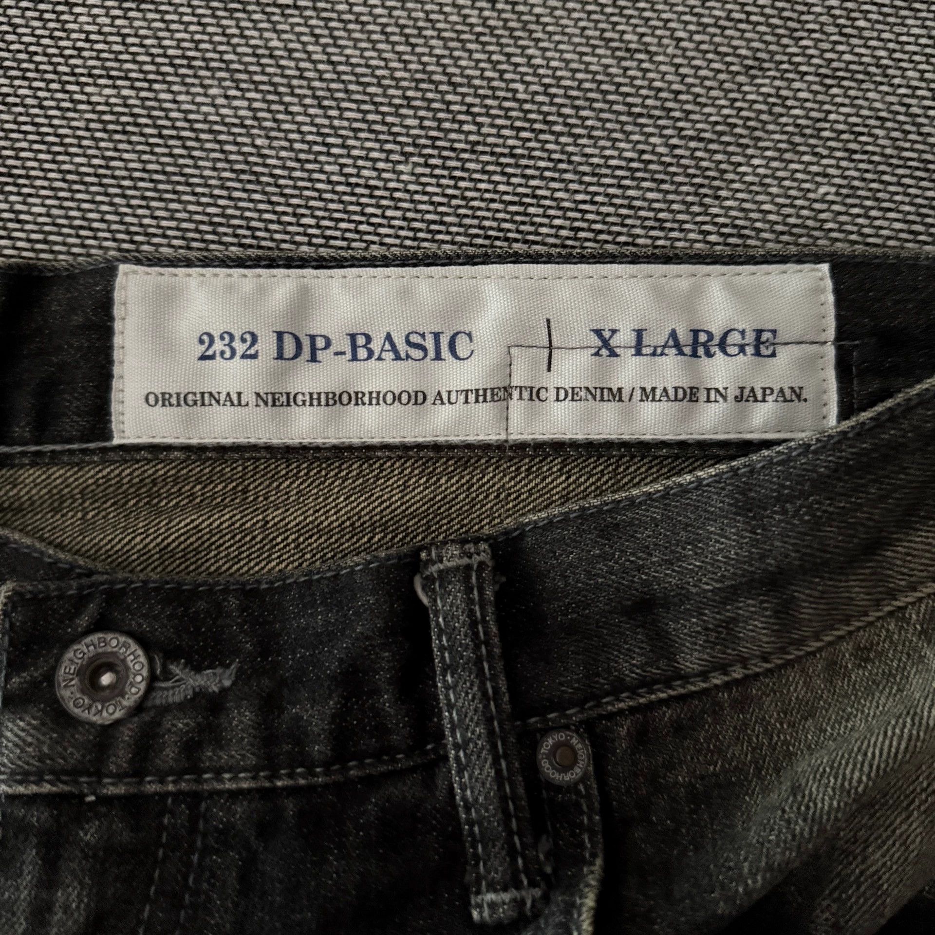 Neighborhood Neighborhood✖️Yohji 23AW Black DP-Basic Jeans XL Size US 36 / EU 52 - 6 Thumbnail