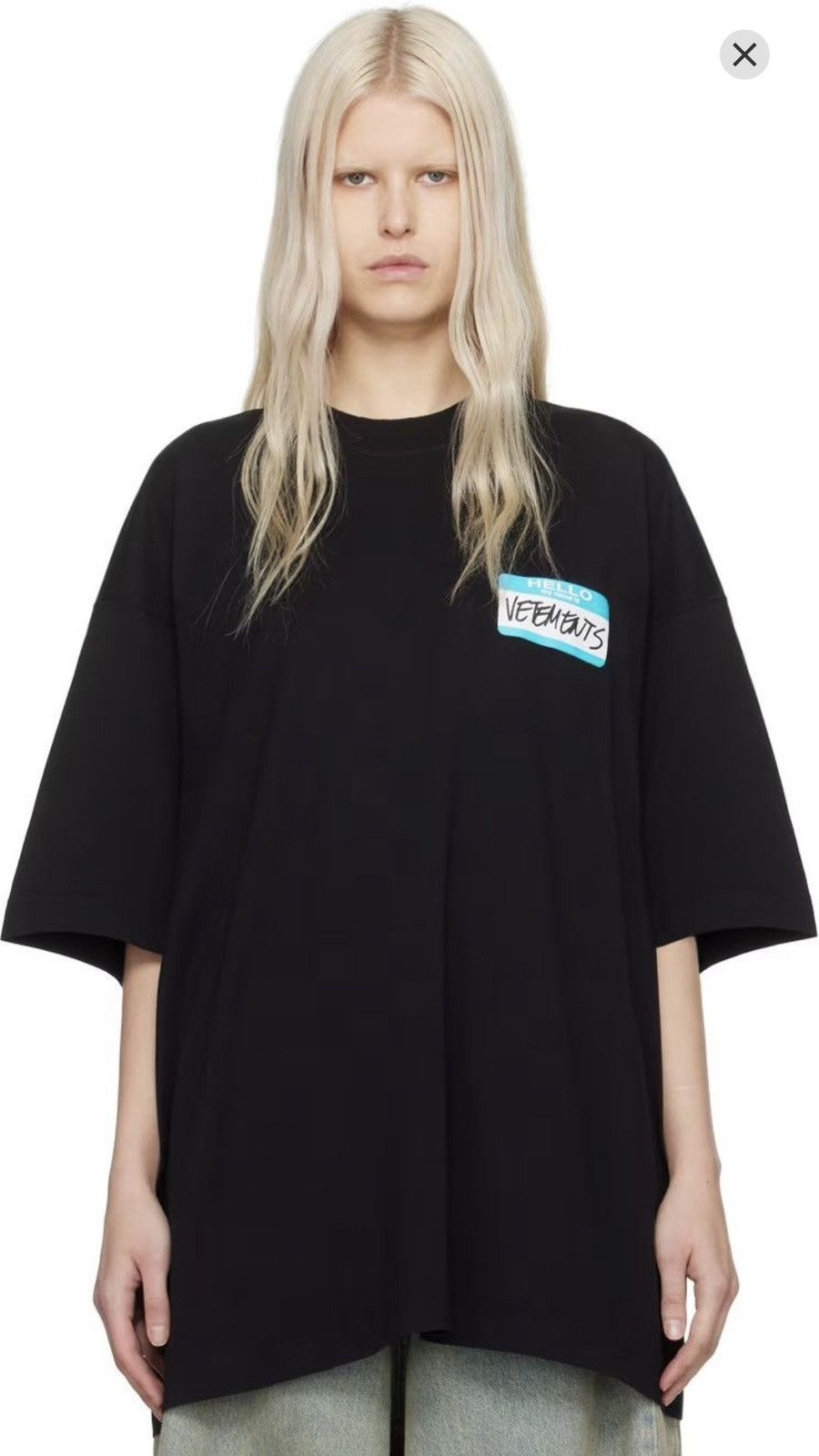 Vetements Vetements “Hello My Name Is” Graffity Oversized Tee Size US XXL / EU 58 / 5 - 2 Thumbnail