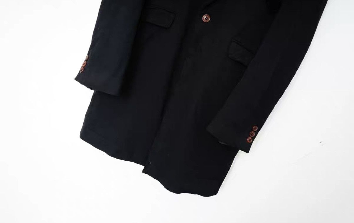 Comme des Garcons Comme des Garçons Cross Velvet Panel Chester Coat Size US S / EU 44-46 / 1 - 5 Thumbnail