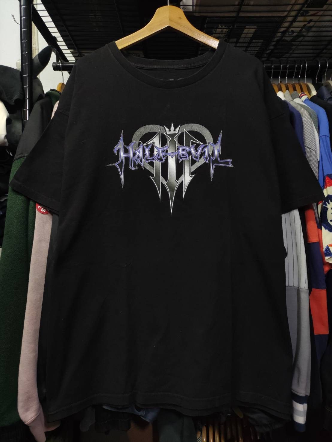 Half Evil Half Evil " K3YBlade Master " Rip Off Kingdom Hearts T-Shirt Size US XXL / EU 58 / 5 - 2 Thumbnail