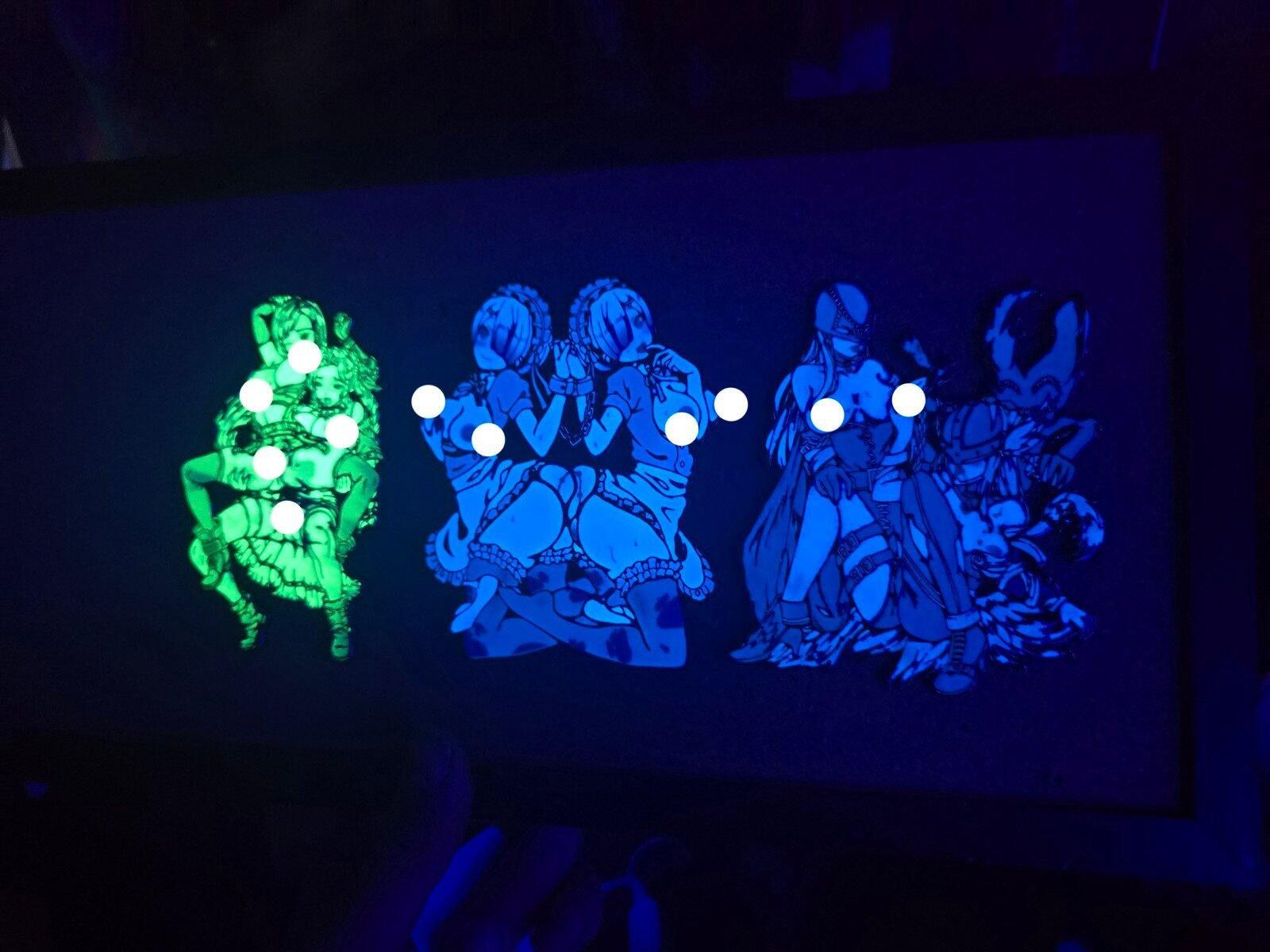Independent Truck Co. dapingoat lewd enamel pin 3 pack GLOW IN THE DARK Size ONE SIZE - 2 Thumbnail