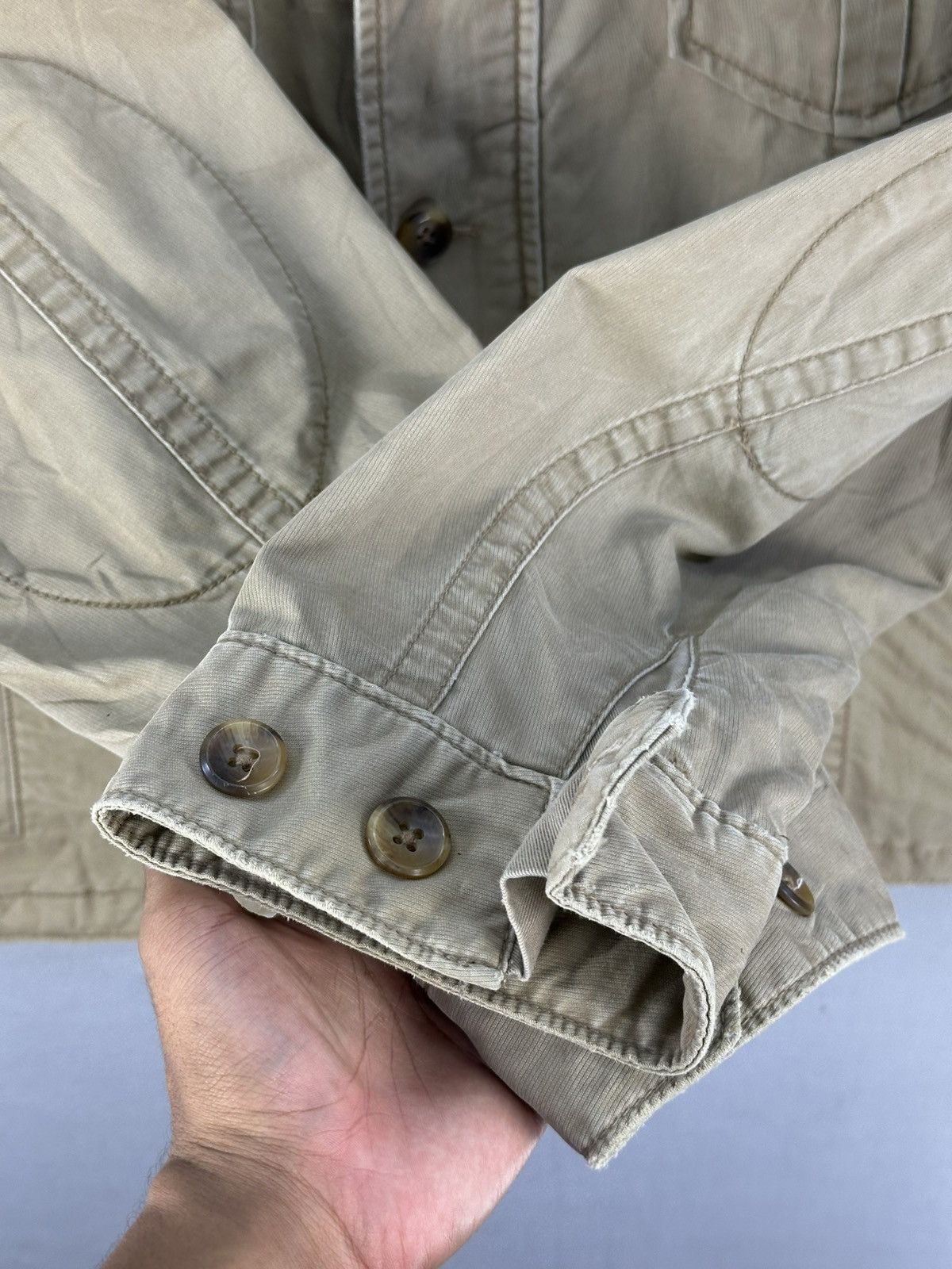 Gap Vintage Y2K Gap Khaki Utility Tactical Jacket Size US XL / EU 56 / 4 - 11 Thumbnail