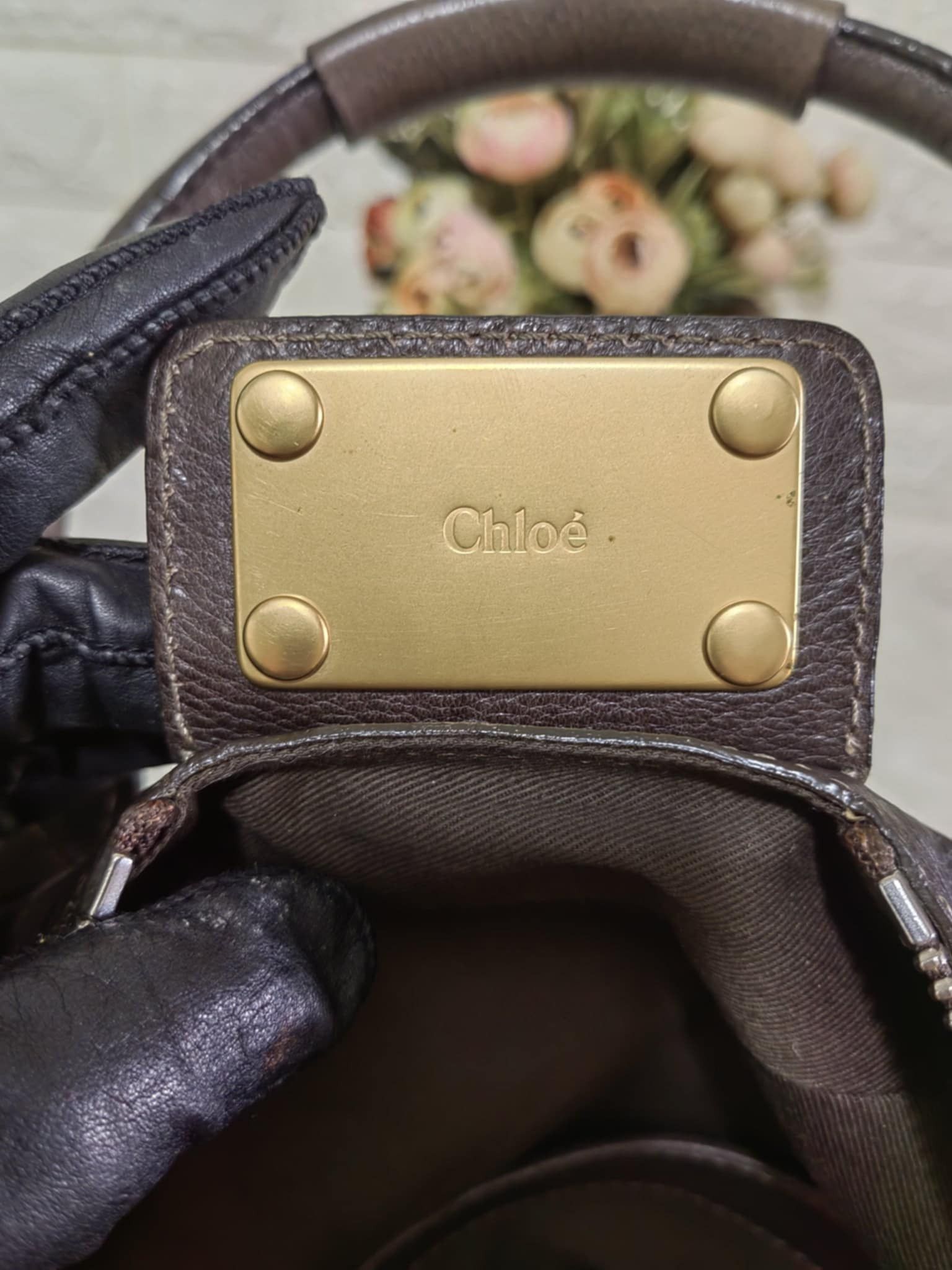Chloe CHLOE PADDINGTON LARGE DOME LEATHER SATCHEL RARE Size ONE SIZE - 4 Thumbnail