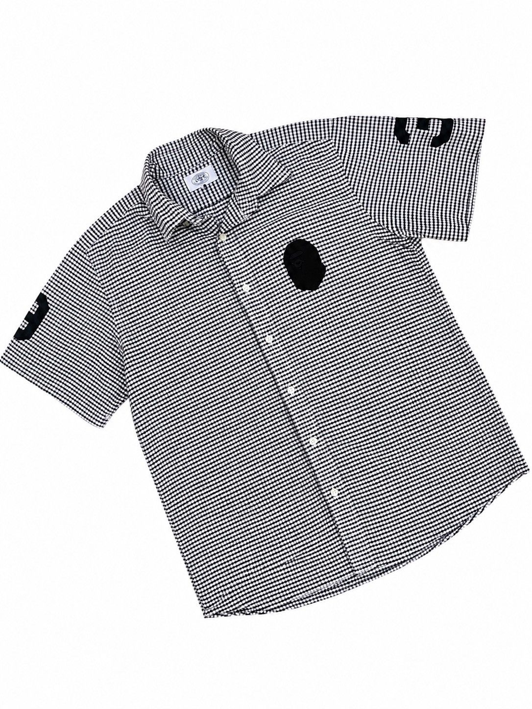 Bape bape short sleve checkered shirt🇯🇵 Size US XL / EU 56 / 4 - 1 Thumbnail