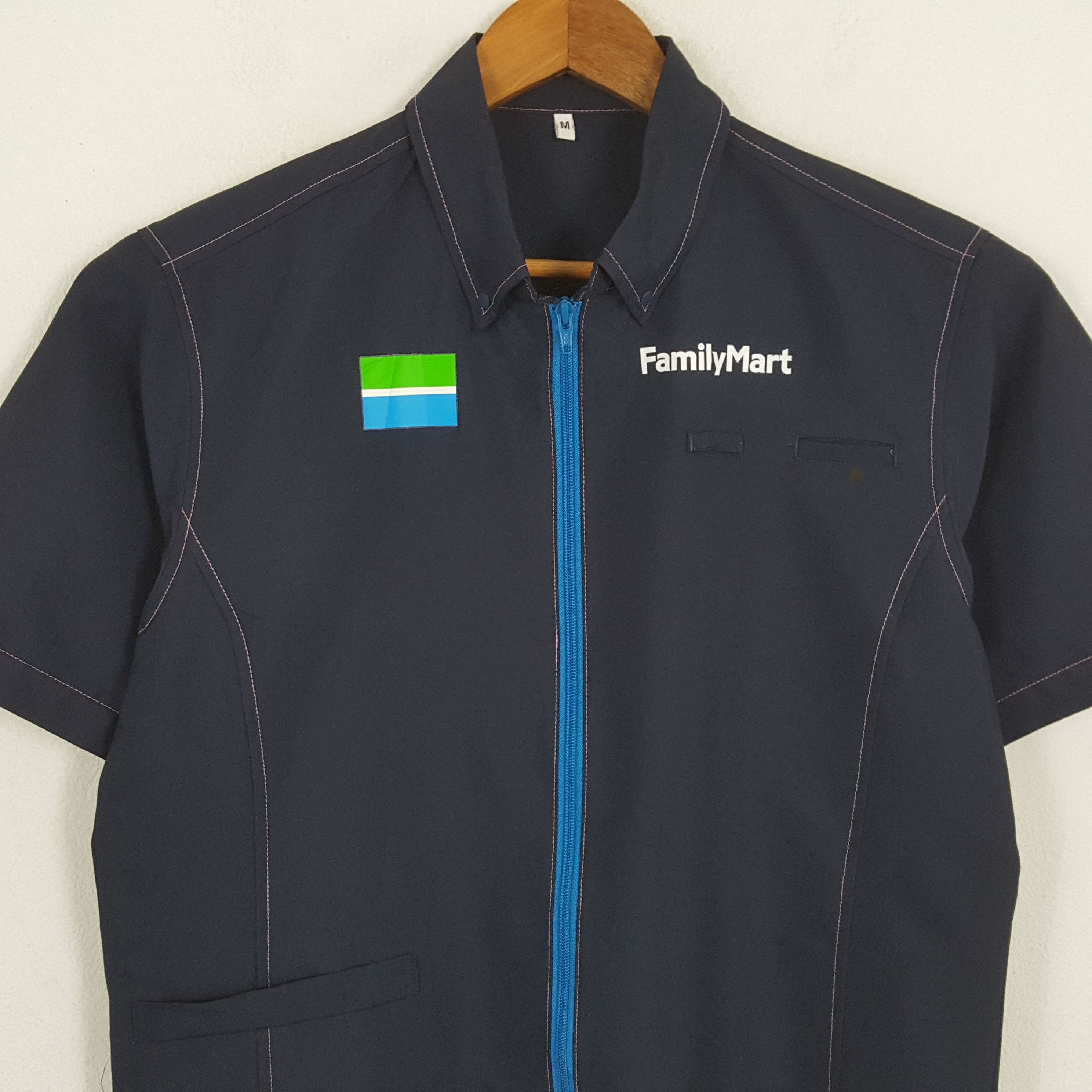 Japanese Brand × Vintage Vintage FAMILY MART Japanese Brand Working Shirt Jacket Size US L / EU 52-54 / 3 - 2 Thumbnail