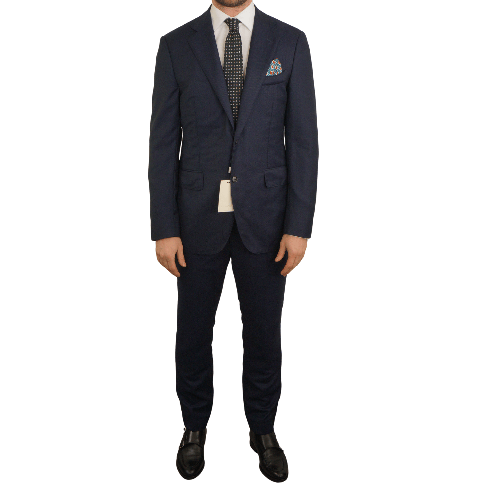 image of Men Suitsupply Suit Sienna Textured Blue S130 Eu48 Uk/us38 (Size 38R)