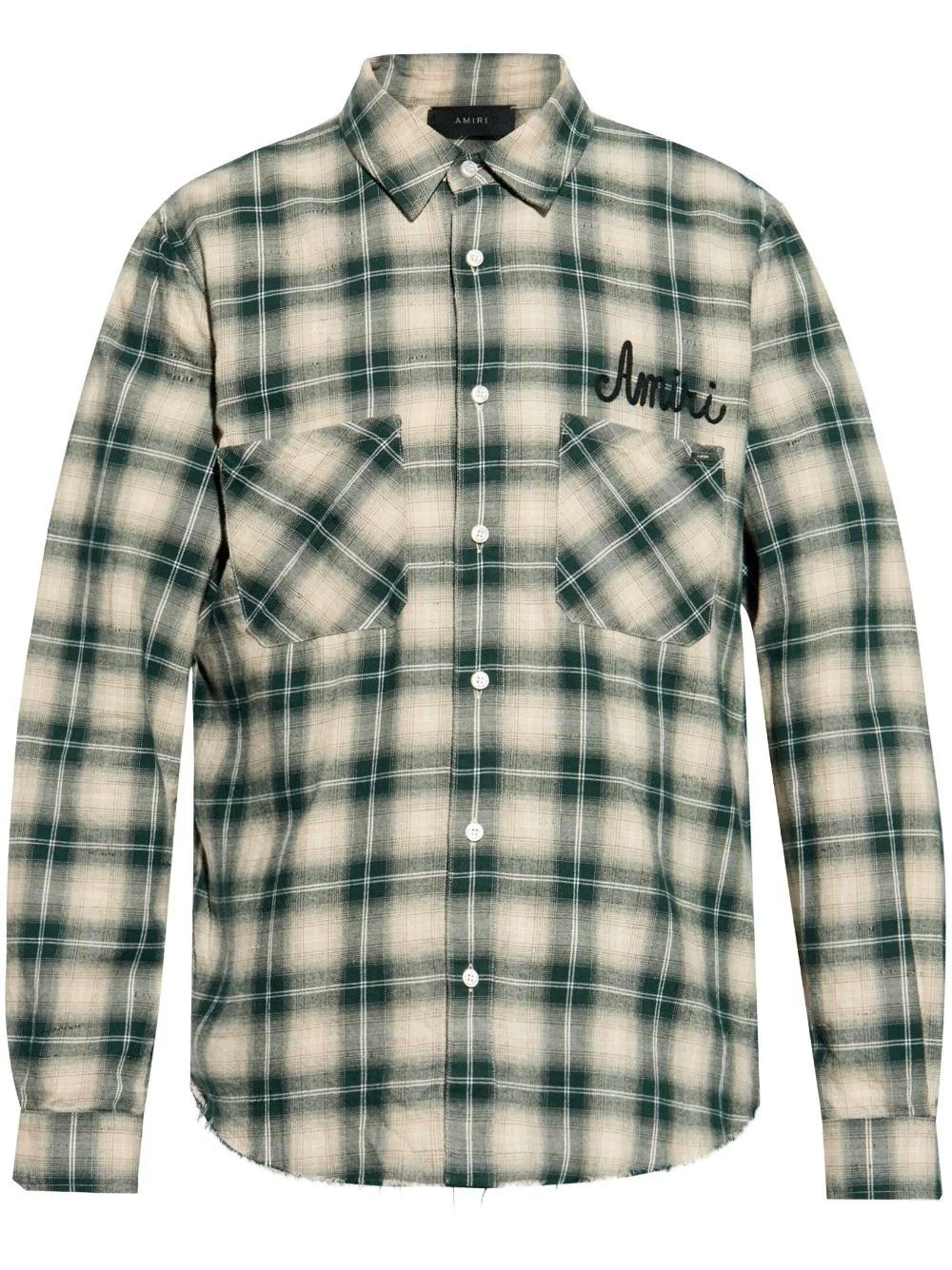 Amiri o1orln1125 Checked Shirt in Multicolor Size US M / EU 48-50 / 2 - 1 Thumbnail