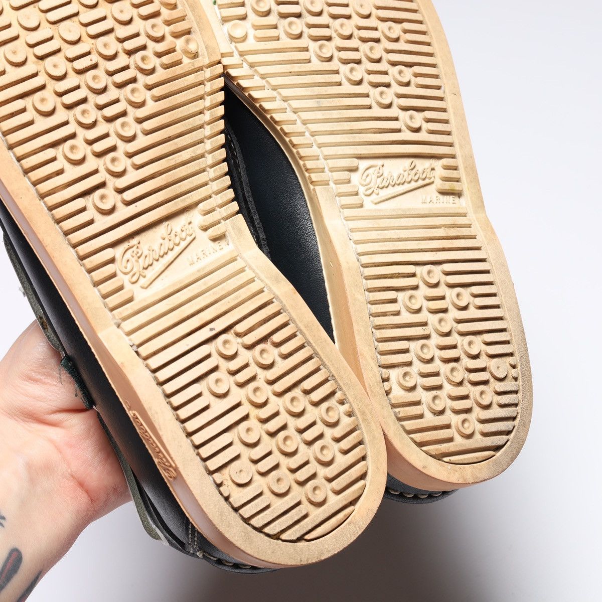 Paraboot Paraboot Veritable Mocassin Navy Leather Moccasin Shoes Size US 7.5 / EU 40-41 - 17 Thumbnail