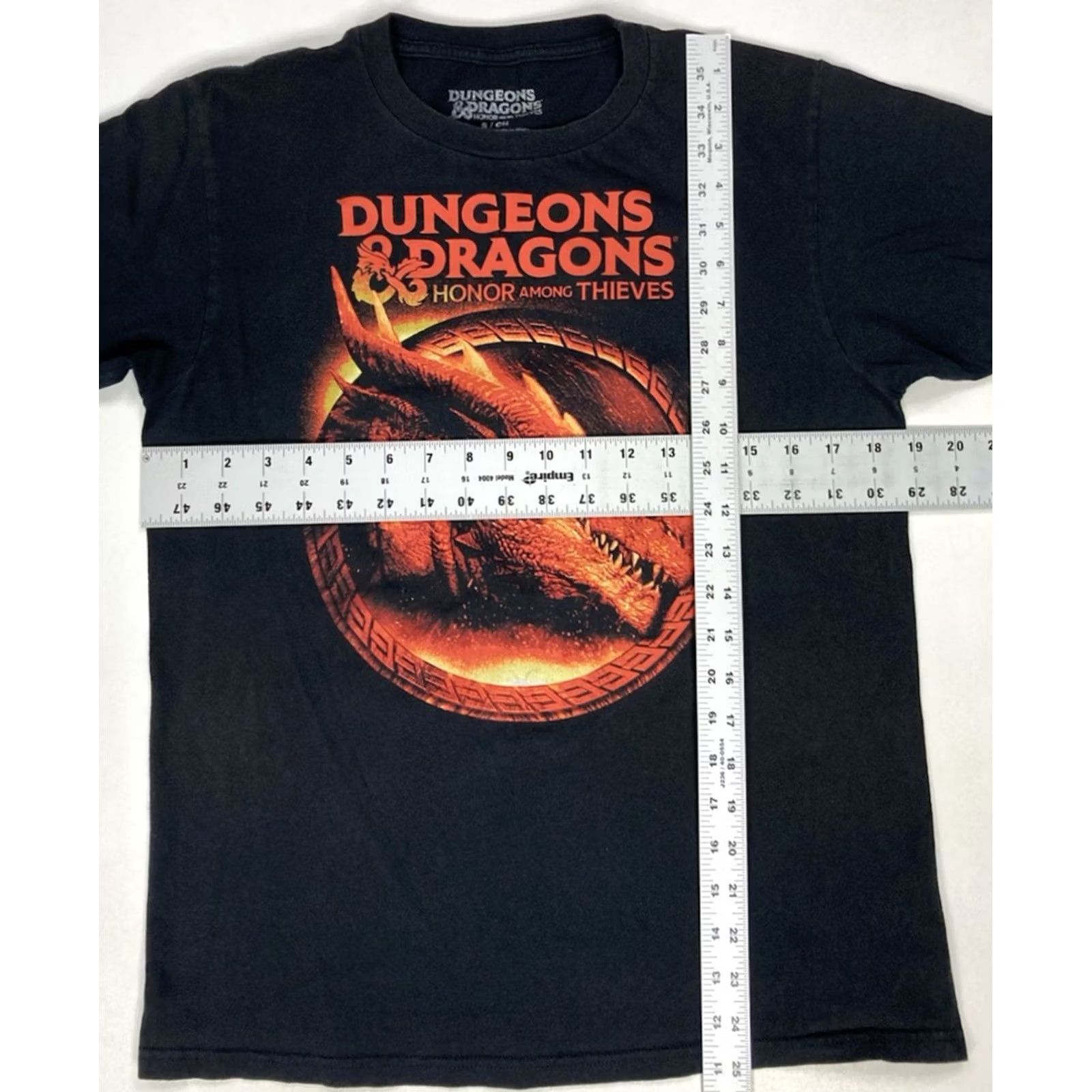 Vintage Dungeons & Dragons Logo Graphic T-shirt Women Small Black Short Sleeve Size S / US 4 / IT 40 - 5 Thumbnail