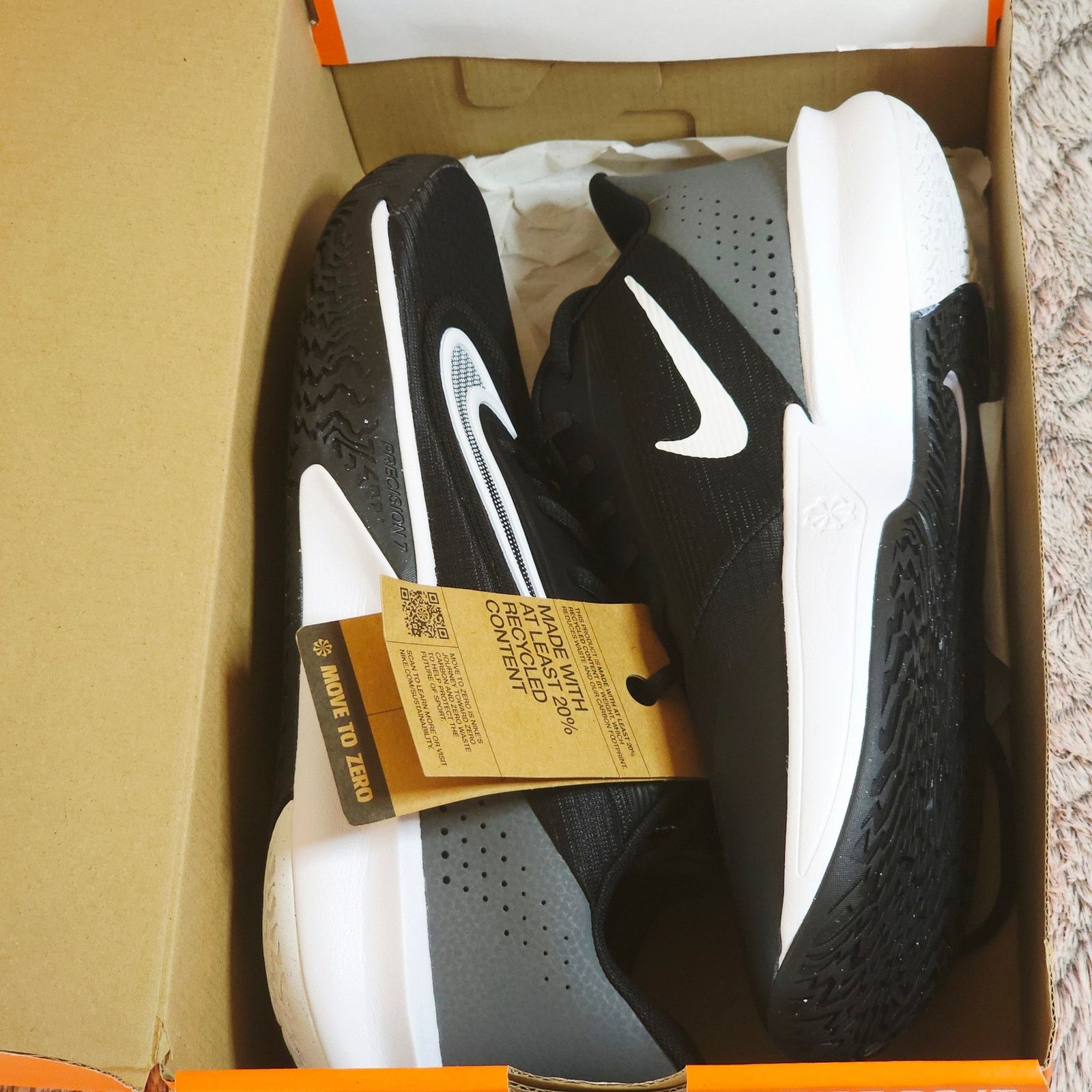 Nike NIB-Nike Precision 7 Sneakers - Black/White/Grey – Men’s 8.5 Size US 8.5 / EU 41-42 - 9 Thumbnail