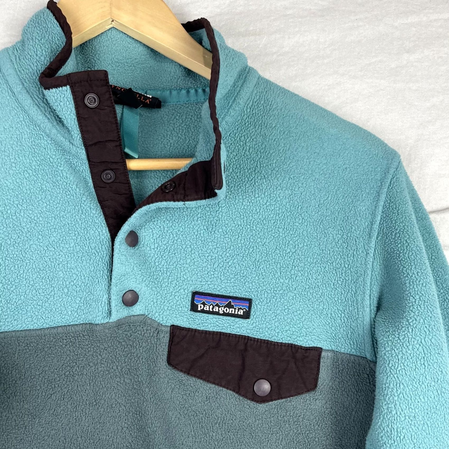 Patagonia Patagonia Sweater Womens Small Blue Synchilla Snap-T The Conservation Alliance Shirt Size S / US 4 / IT 40 - 3 Thumbnail
