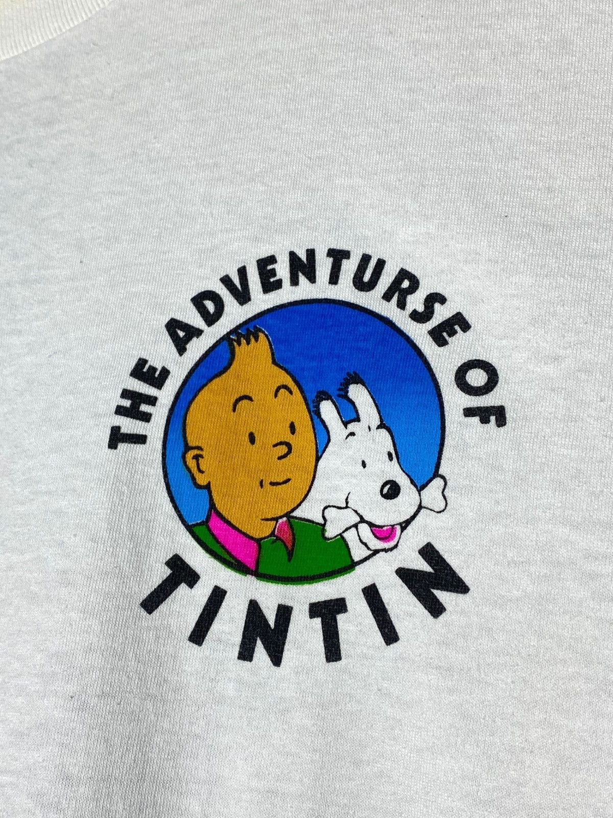Cartoon Network 🔥 90s TINTIN CIGARS PHARAOH TEE JUNGLE RARE ELEPHANT VIBE Size US XL / EU 56 / 4 - 7 Thumbnail