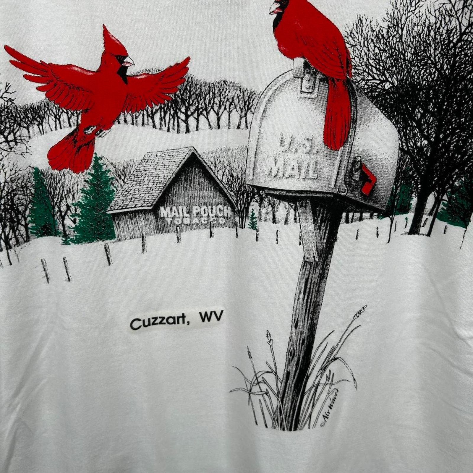Fruit Of The Loom Vintage 90’s Fruit of the Loom Cardinal Barn Tee Size Large Size US L / EU 52-54 / 3 - 2 Thumbnail