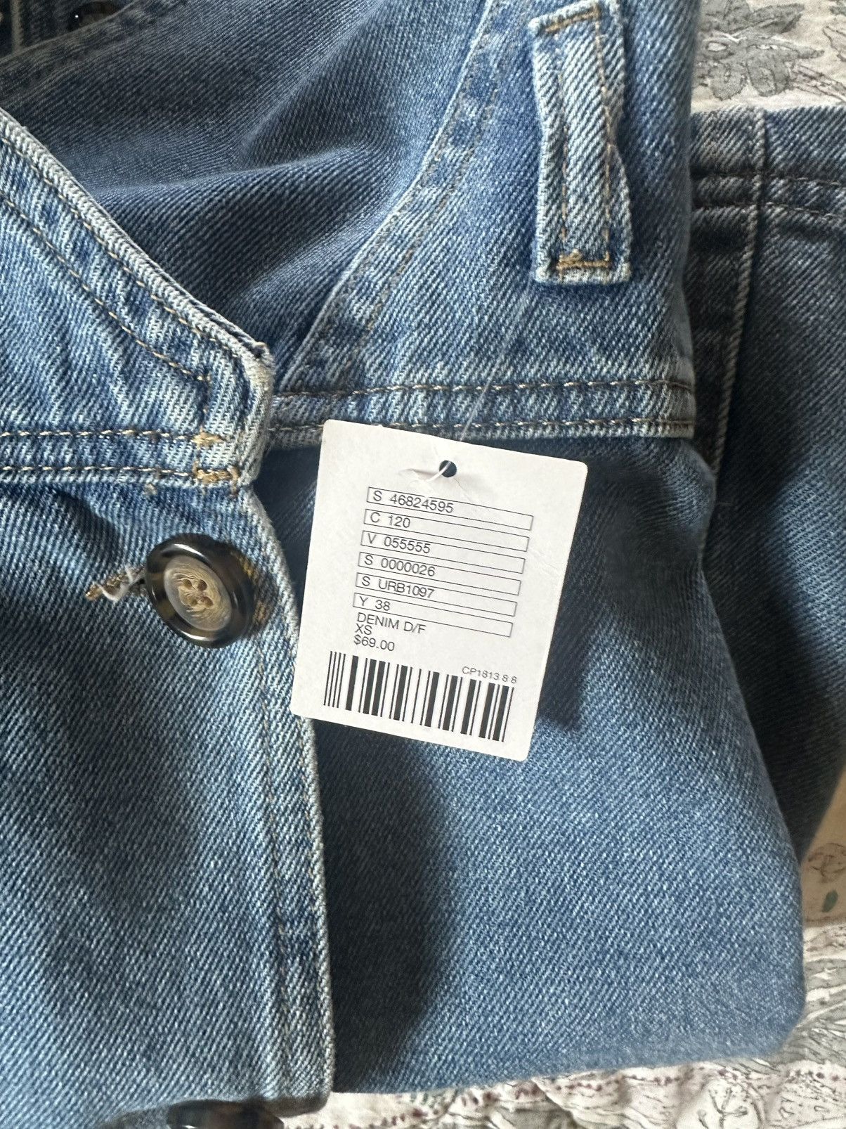 Bdg Denim minidress Size XS / US 0-2 / IT 36-38 - 6 Thumbnail