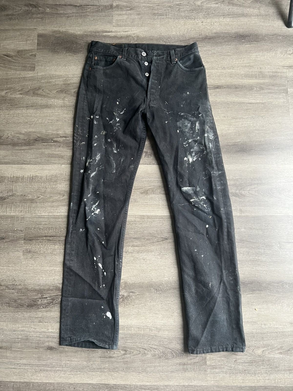 Levi's Vintage Levi’s 501 black denim Size US 30 / EU 46 - 1 Thumbnail