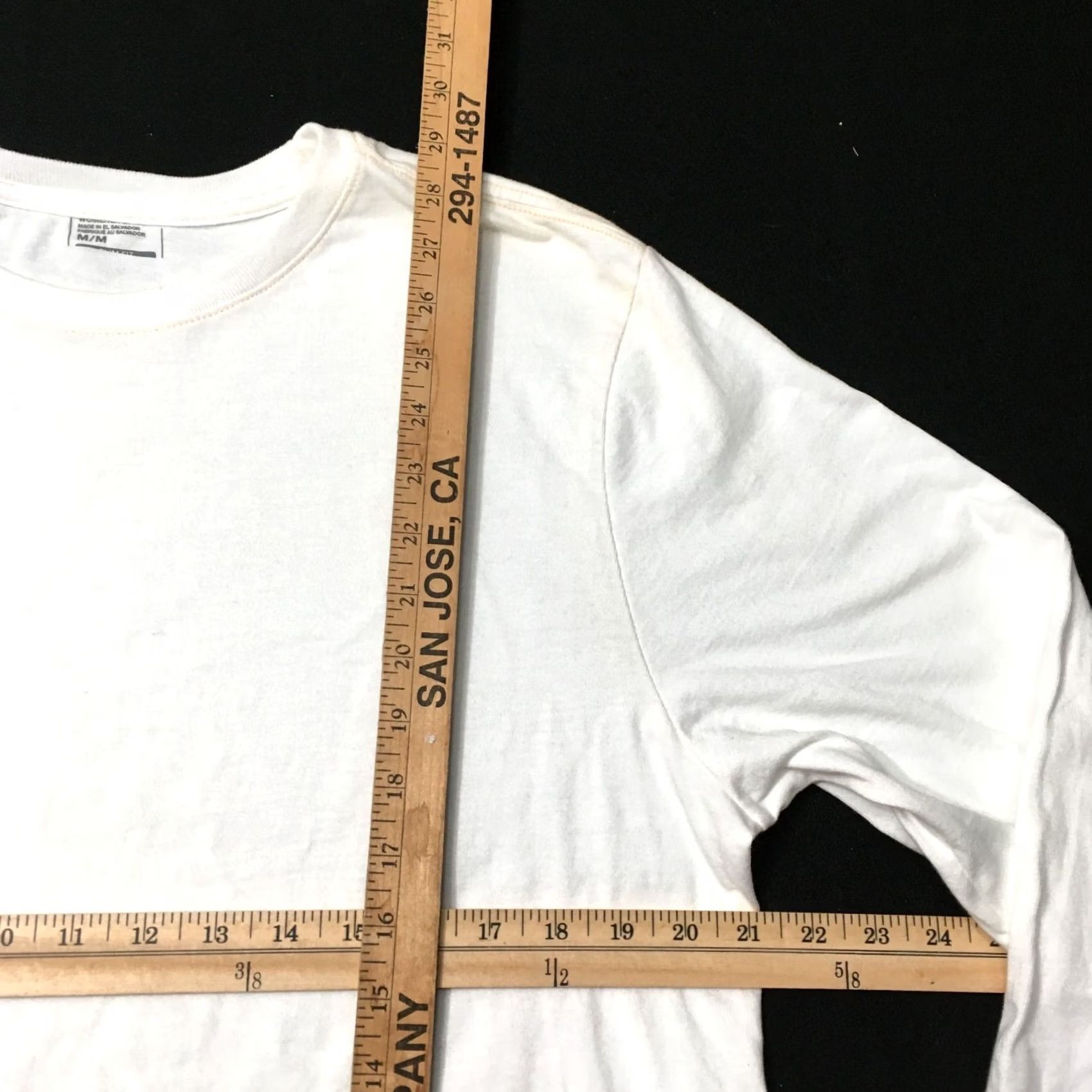 Vintage VINTAGE Young US Long Sleeve Shirt Adult M White USA 90s Size US M / EU 48-50 / 2 - 4 Thumbnail